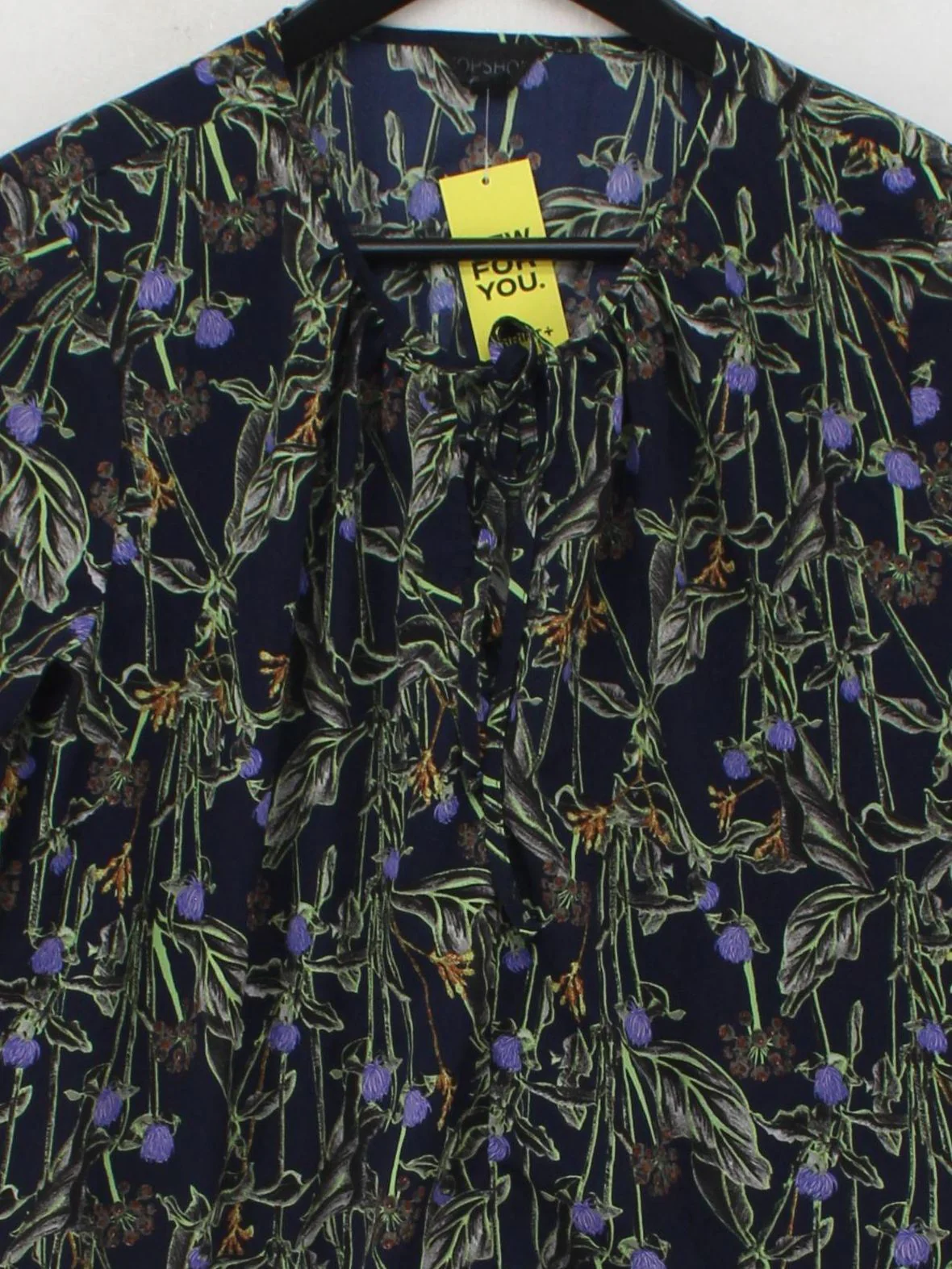 Topshop Women's Top UK 12 Multi 100% Polyester Basic - Image 3