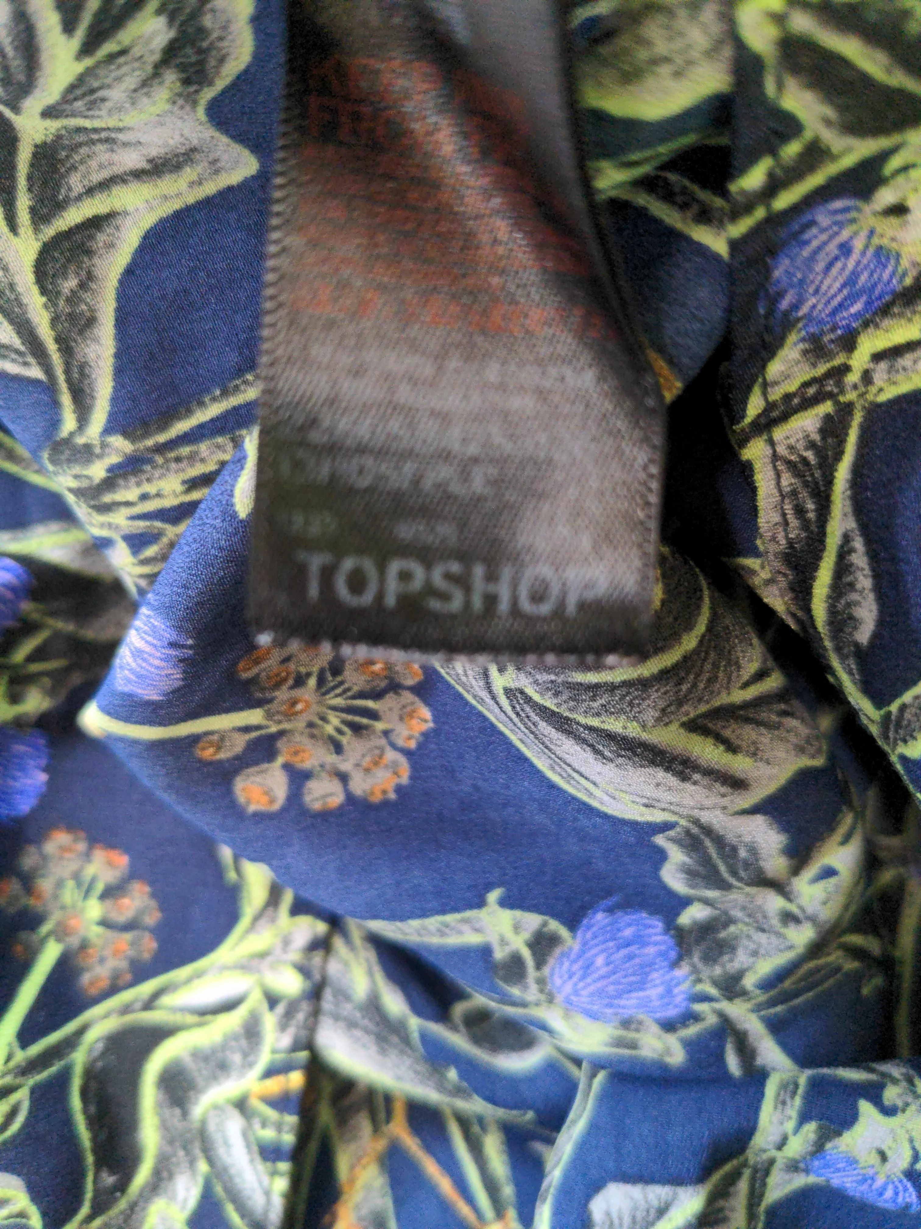 Topshop Women's Top UK 12 Multi 100% Polyester Basic - Image 5