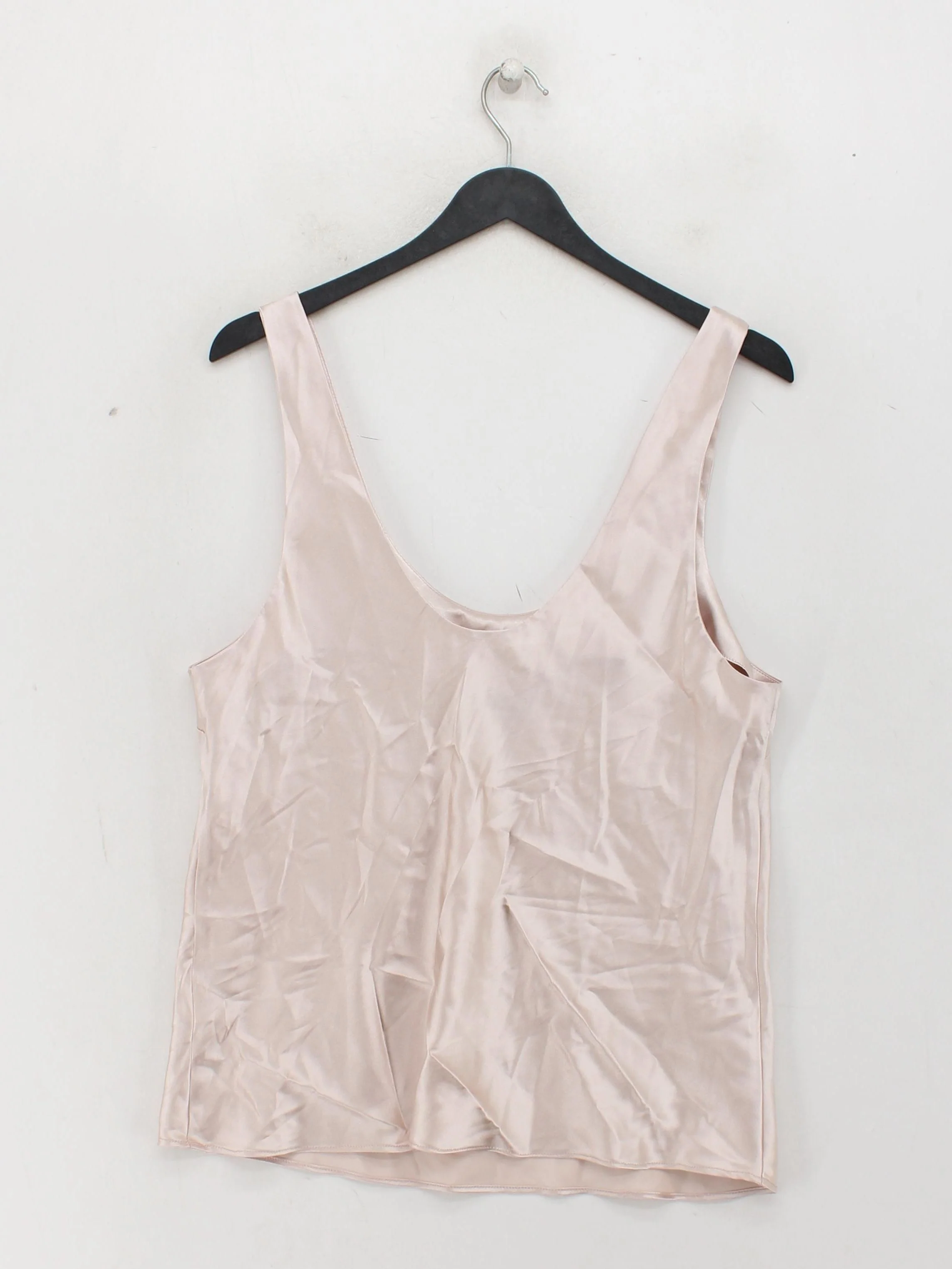 Topshop Women's Top UK 12 Pink Polyester with Elastane Sleeveless V-Neck Basic - Image 2