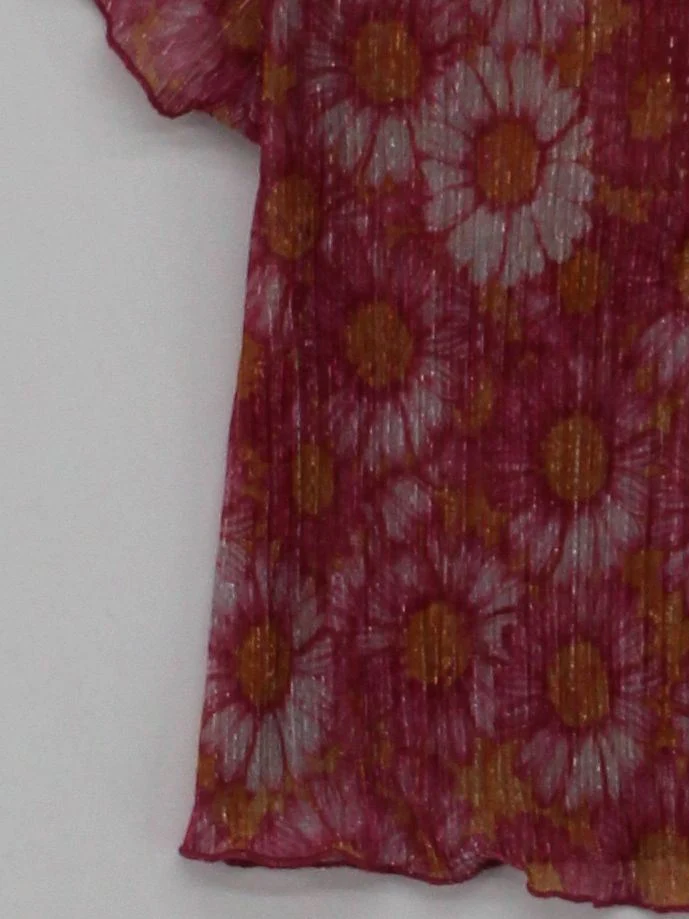 Topshop Women's Top UK 12 Red Polyester with Other Basic - Image 4