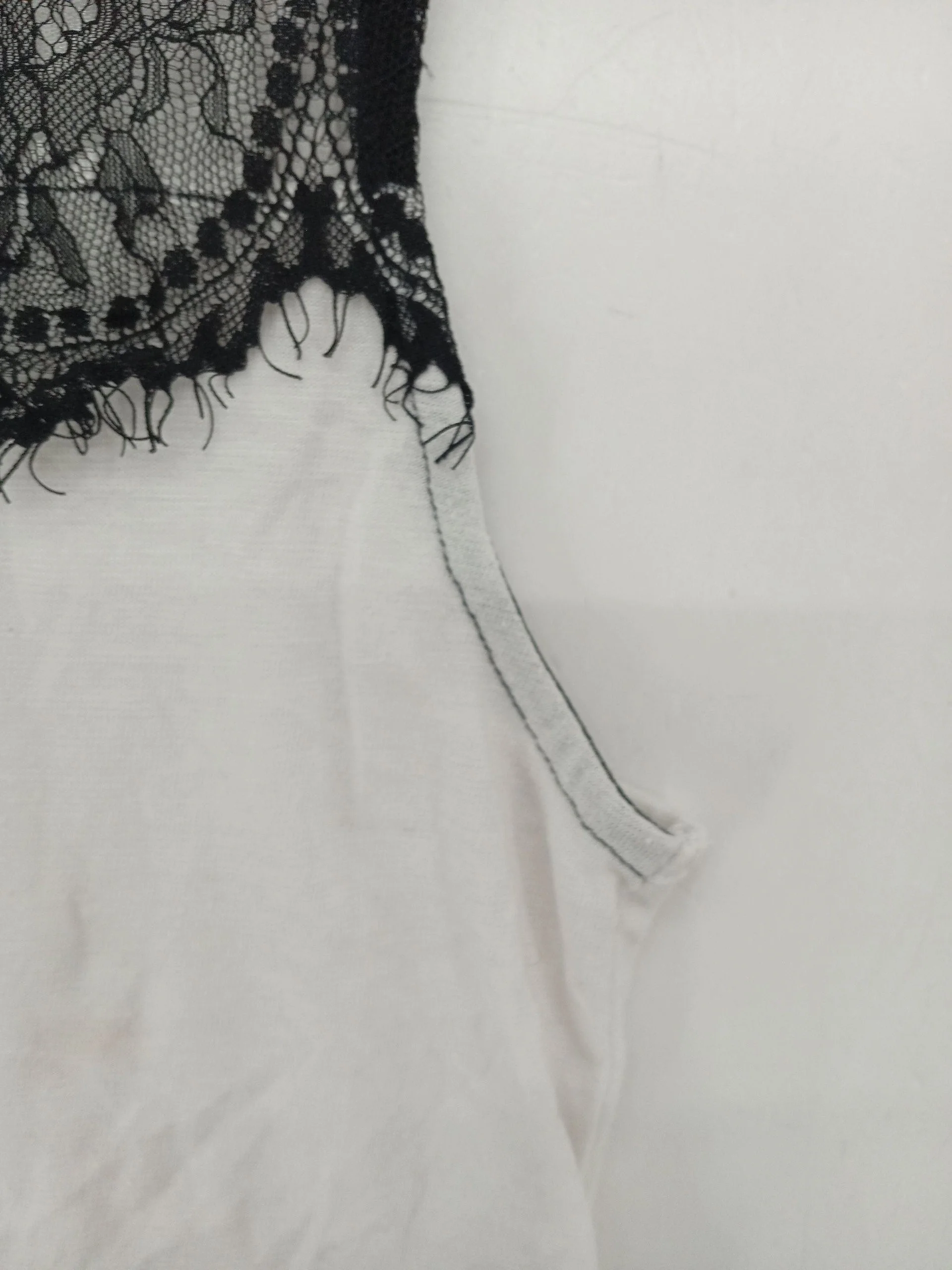 Topshop Women's Top UK 12 White Viscose with Polyester, Cotton, Nylon Basic - Image 5