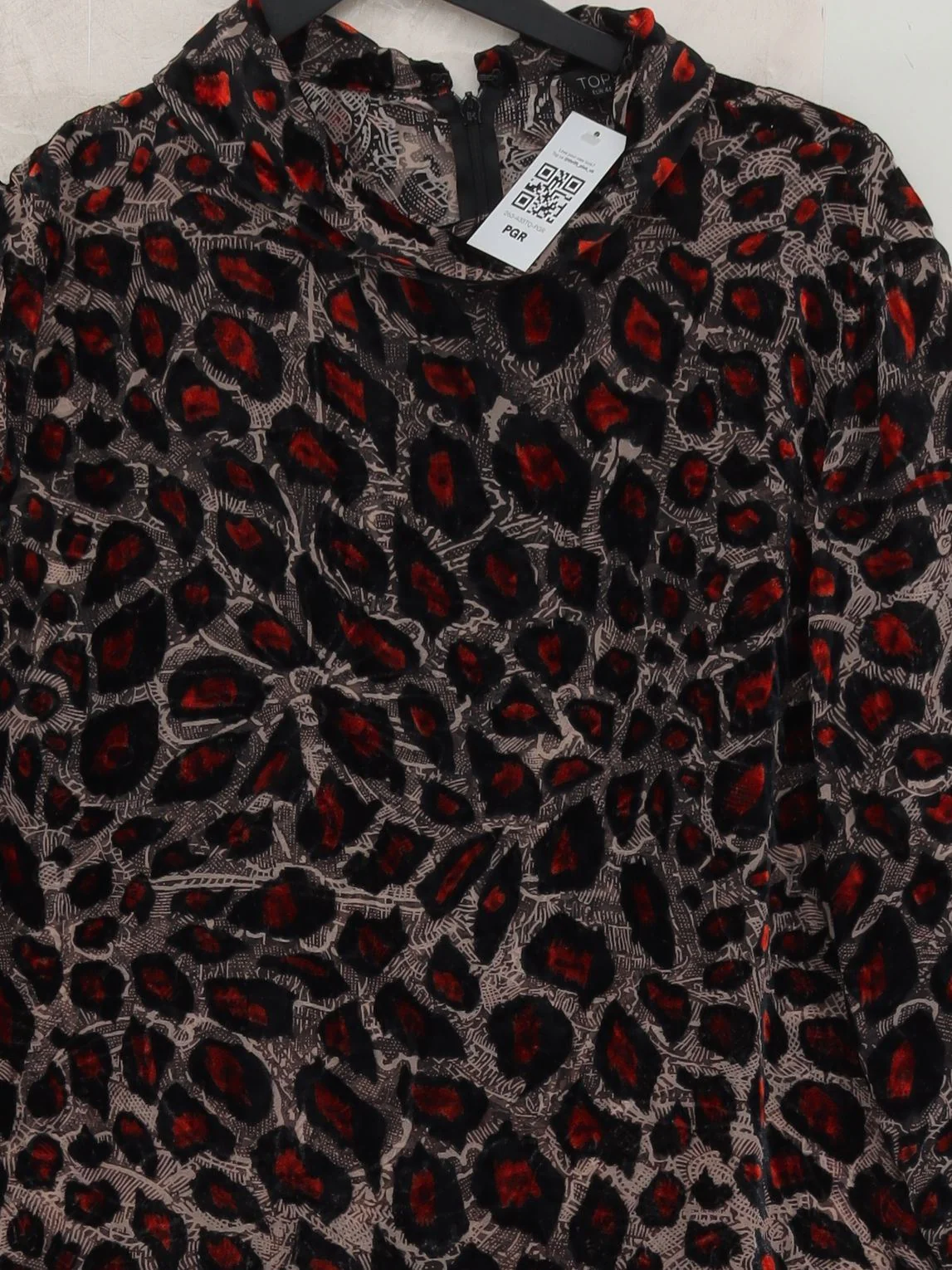 Topshop Women's Top UK 16 Multi Lyocell Modal with Nylon Basic - Image 3