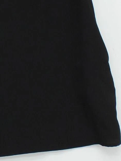 Topshop Women's Top UK 8 Black Polyester with Viscose Basic - Image 4