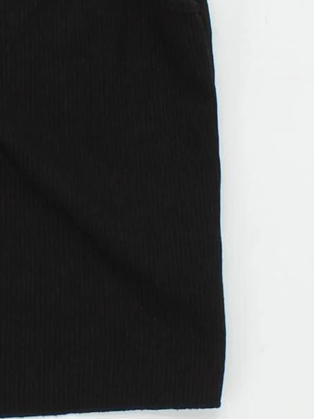 Topshop Women's Top UK 8 Black Polyester with Viscose Sleeveless High Neck Basic - Image 4