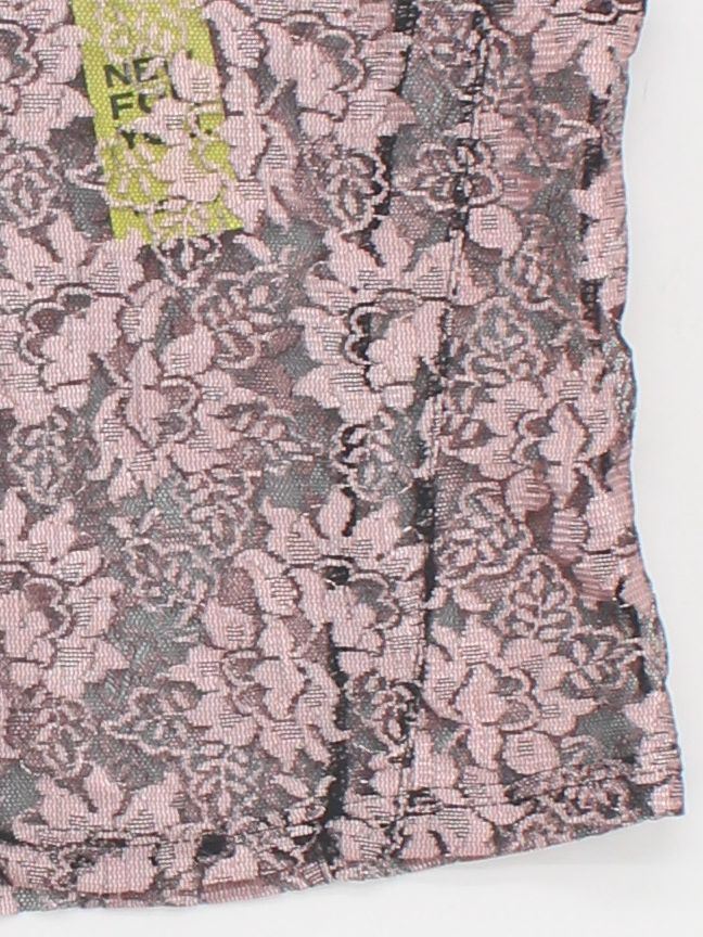Topshop Women's Top UK 8 Pink Floral 100% Other Sleeveless Round Neck Cropped - Image 4