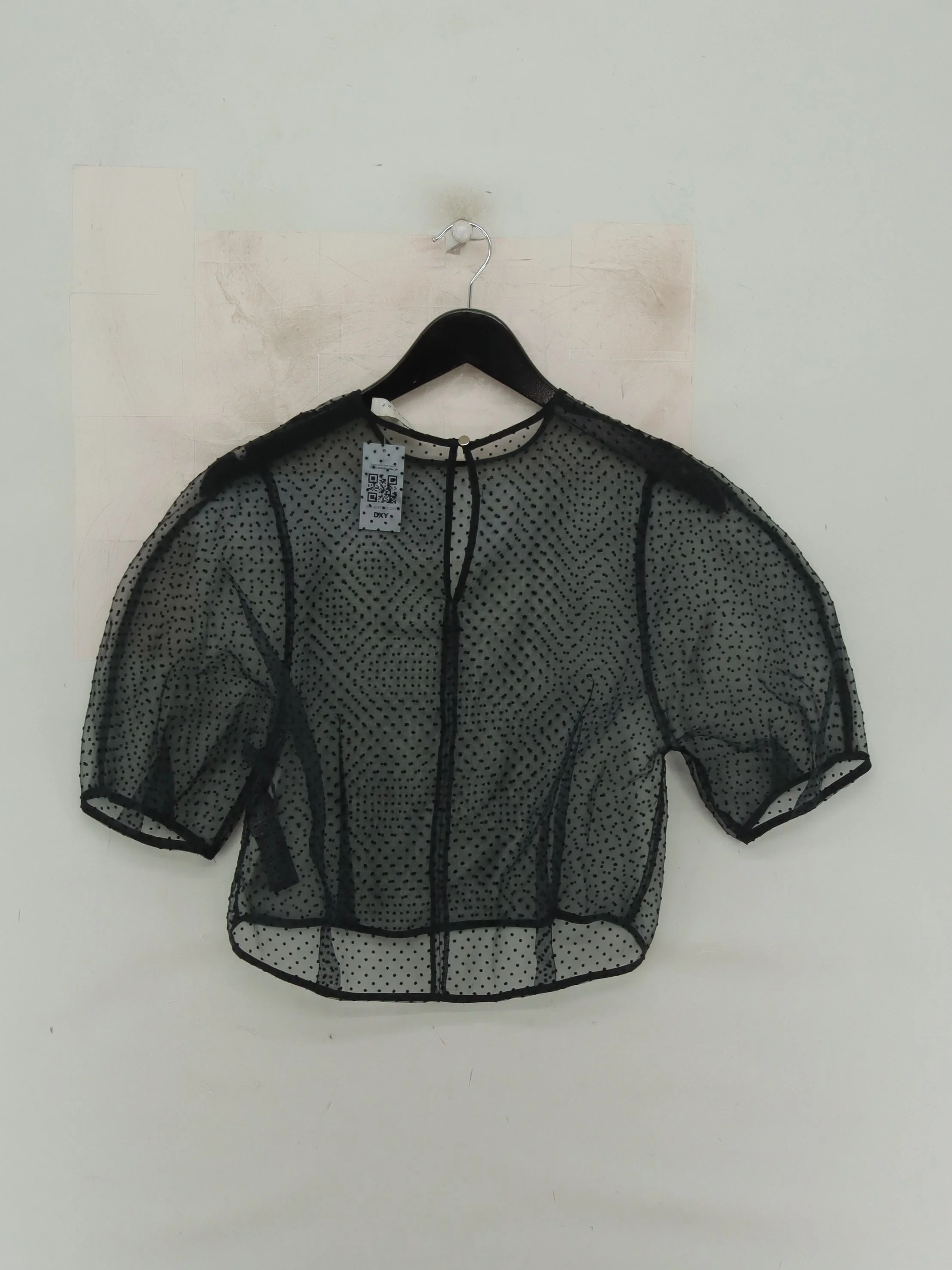 Topshop Women's Top XS Black 100% Polyester Basic - Image 2