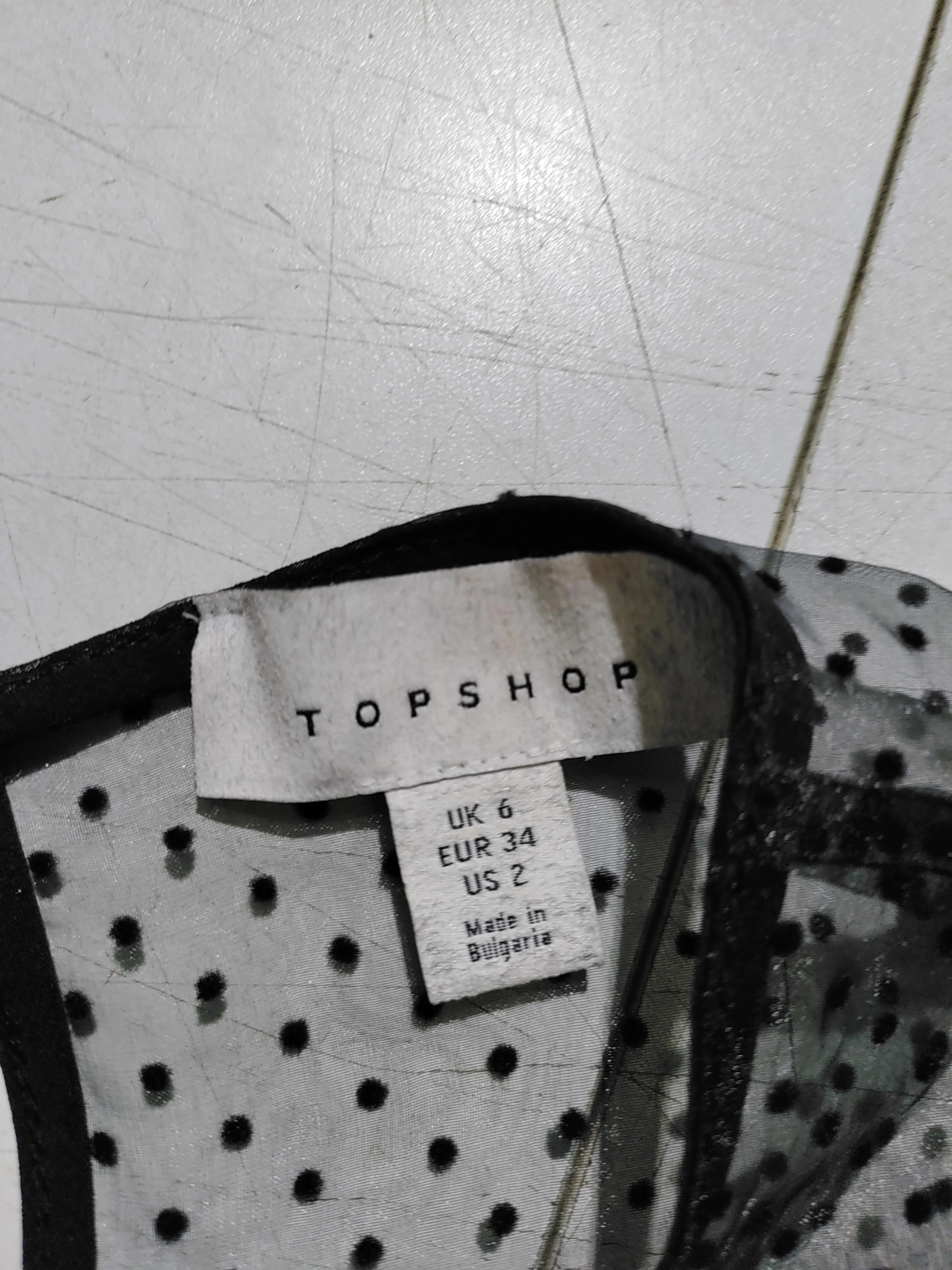 Topshop Women's Top XS Black 100% Polyester Basic - Image 5