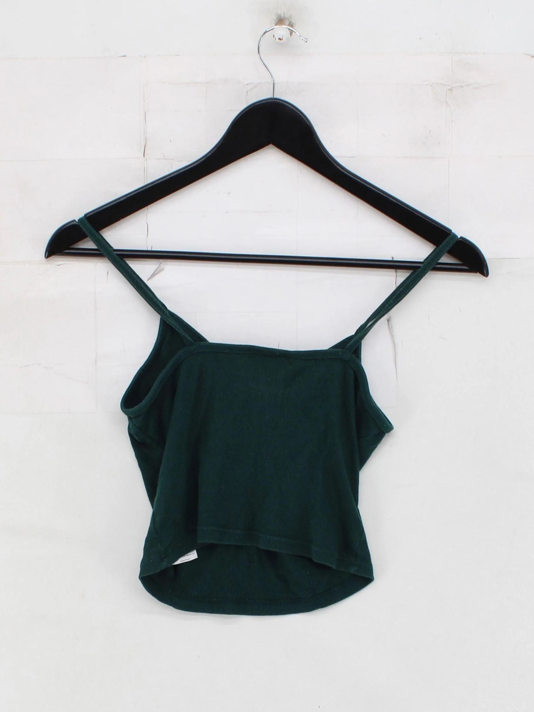Topshop Women's Top XS Green 100% Other Sleeveless V-Neck Jersey - Image 2