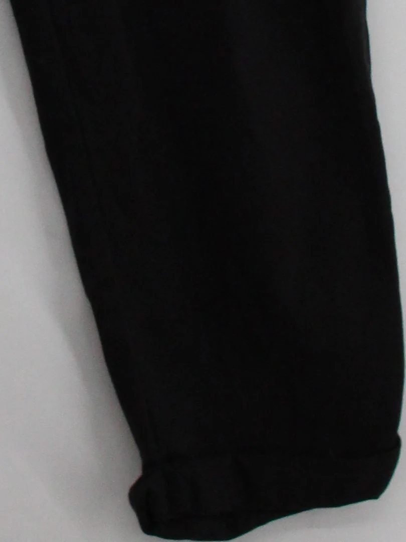Topshop Women's Trousers UK 10 Black 100% Cotton Straight Chino - Image 4