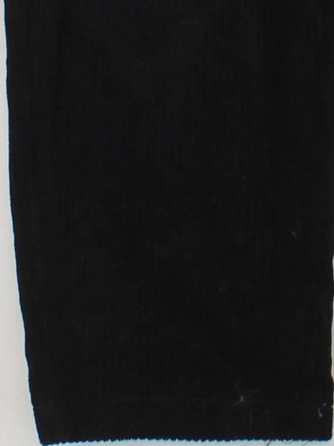 Topshop Women's Trousers UK 10 Black Cotton with Polyester Wide-Leg Chino - Image 4