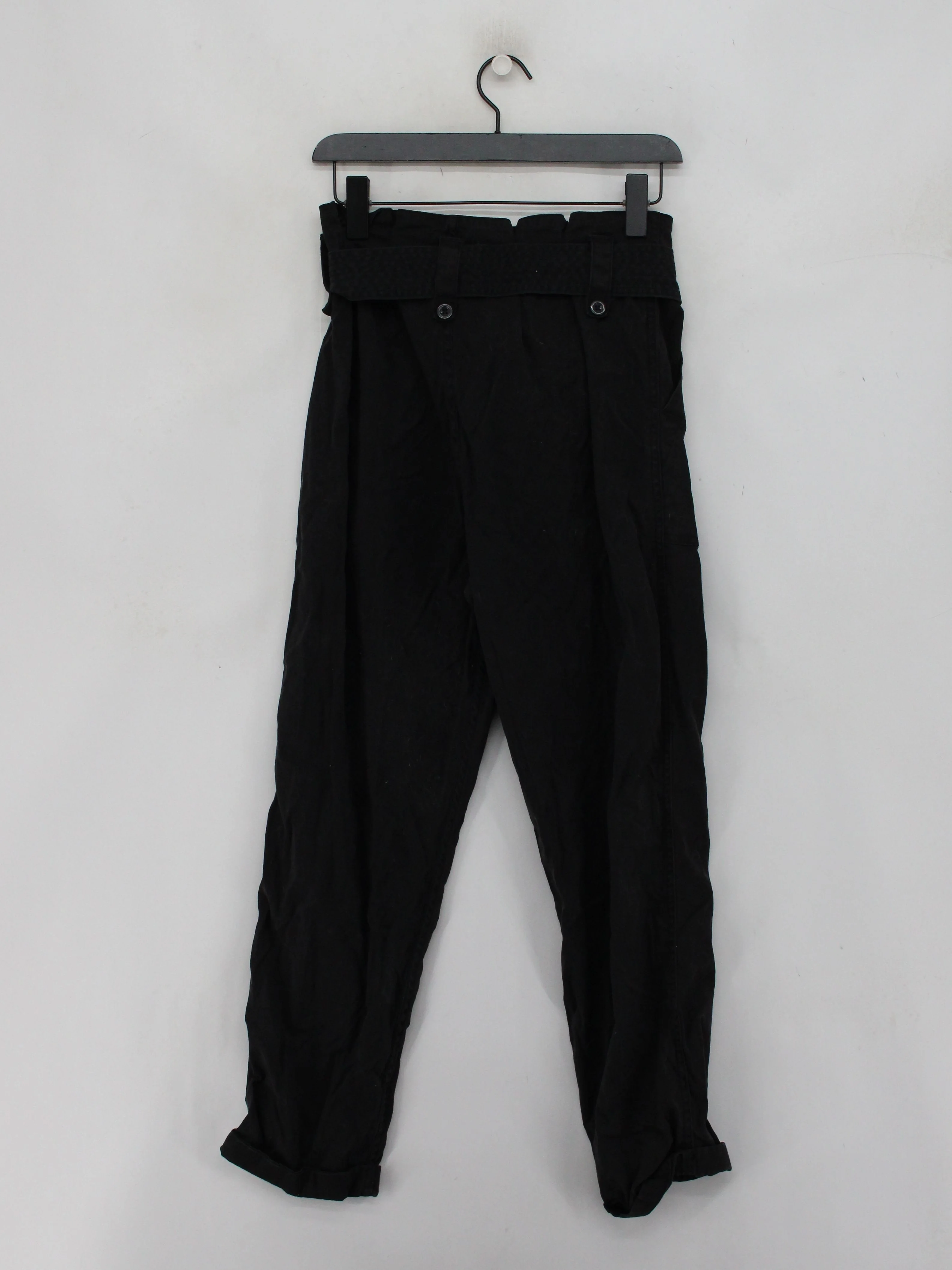 Topshop Women's Trousers UK 10 Black Lyocell Modal with Elastane Sweatpants - Image 2