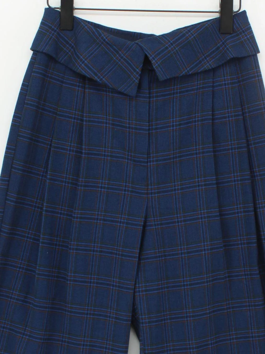 Topshop Women's Trousers UK 10 Blue Polyester with Viscose, Elastane Chino - Image 3