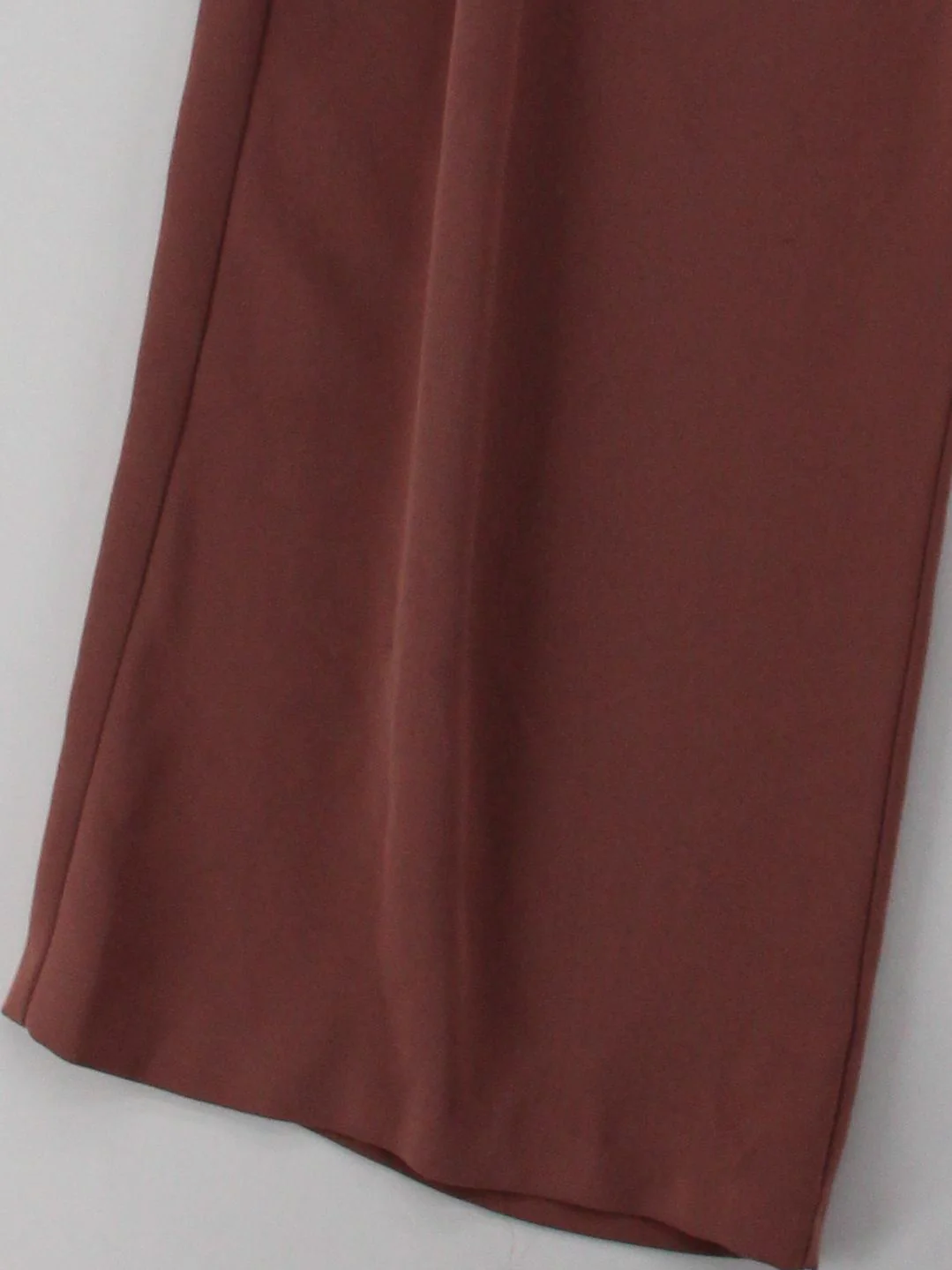 Topshop Women's Trousers UK 10 Pink 100% Polyester Wide-Leg Cropped - Image 4