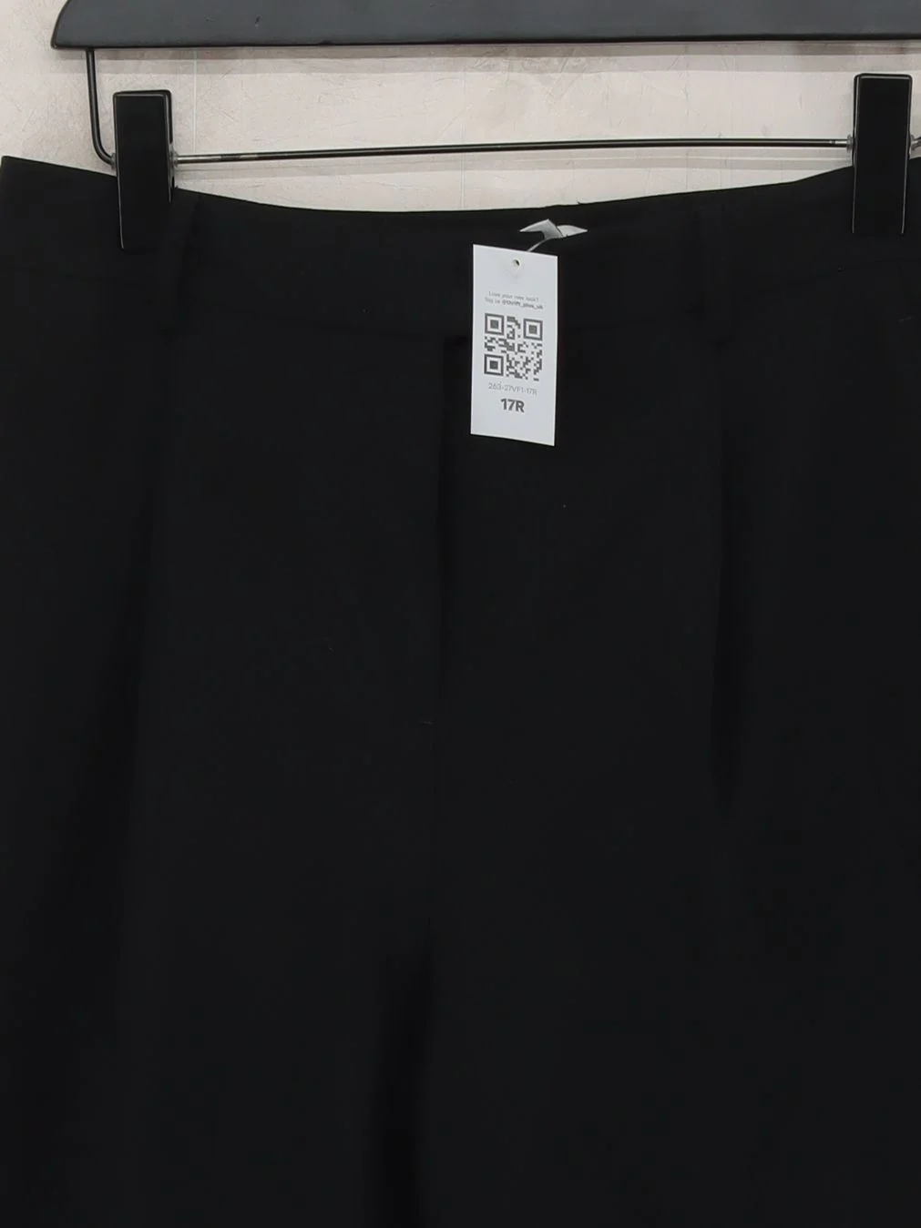 Topshop Women's Trousers UK 12 Black 100% Polyester Straight Chino - Image 3