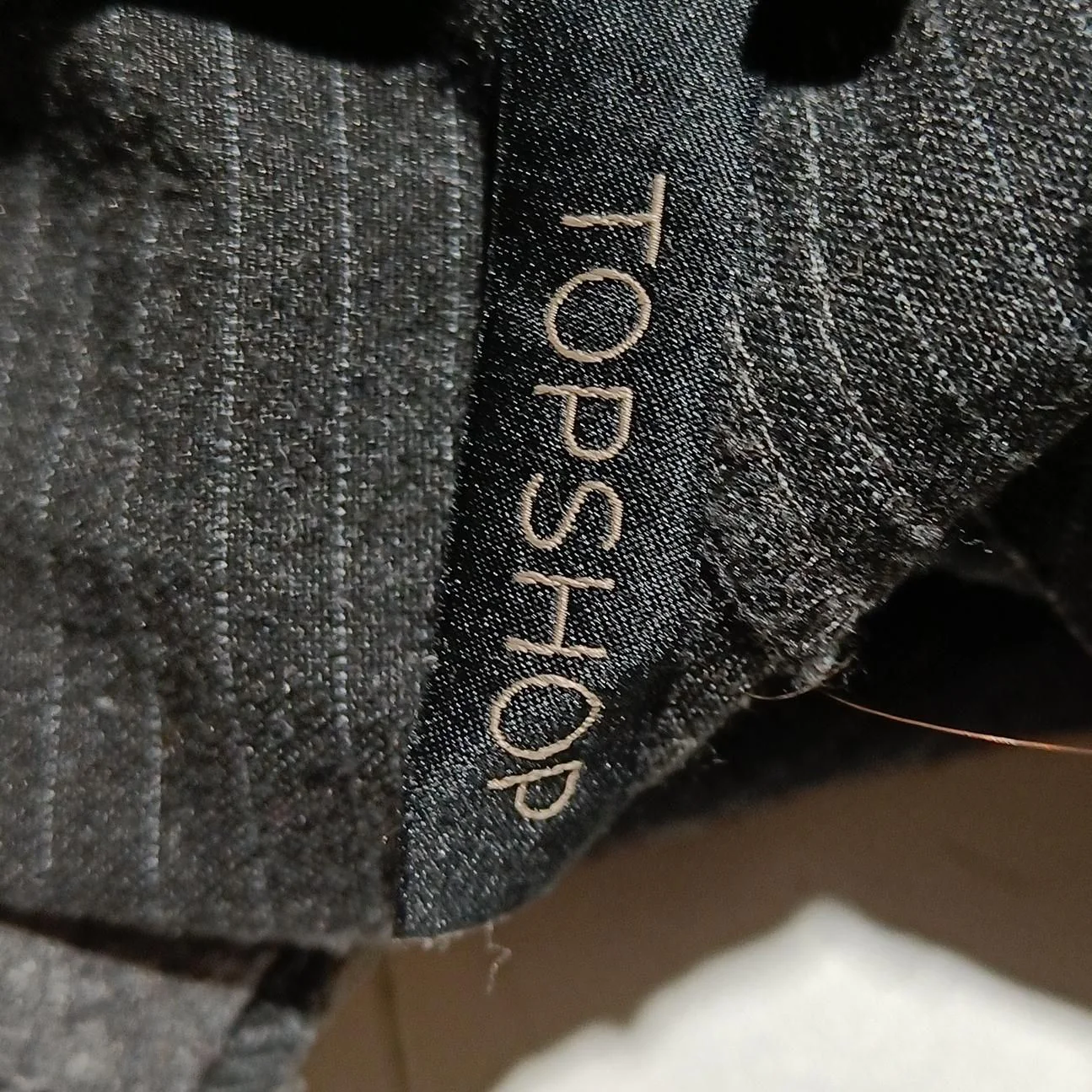 Topshop Women's Trousers UK 12 Black Polyester with Viscose, Elastane Capri - Image 5
