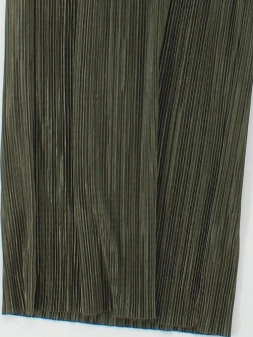 Topshop Women's Trousers UK 12 Green 100% Polyester Wide-Leg Sweatpants - Image 4