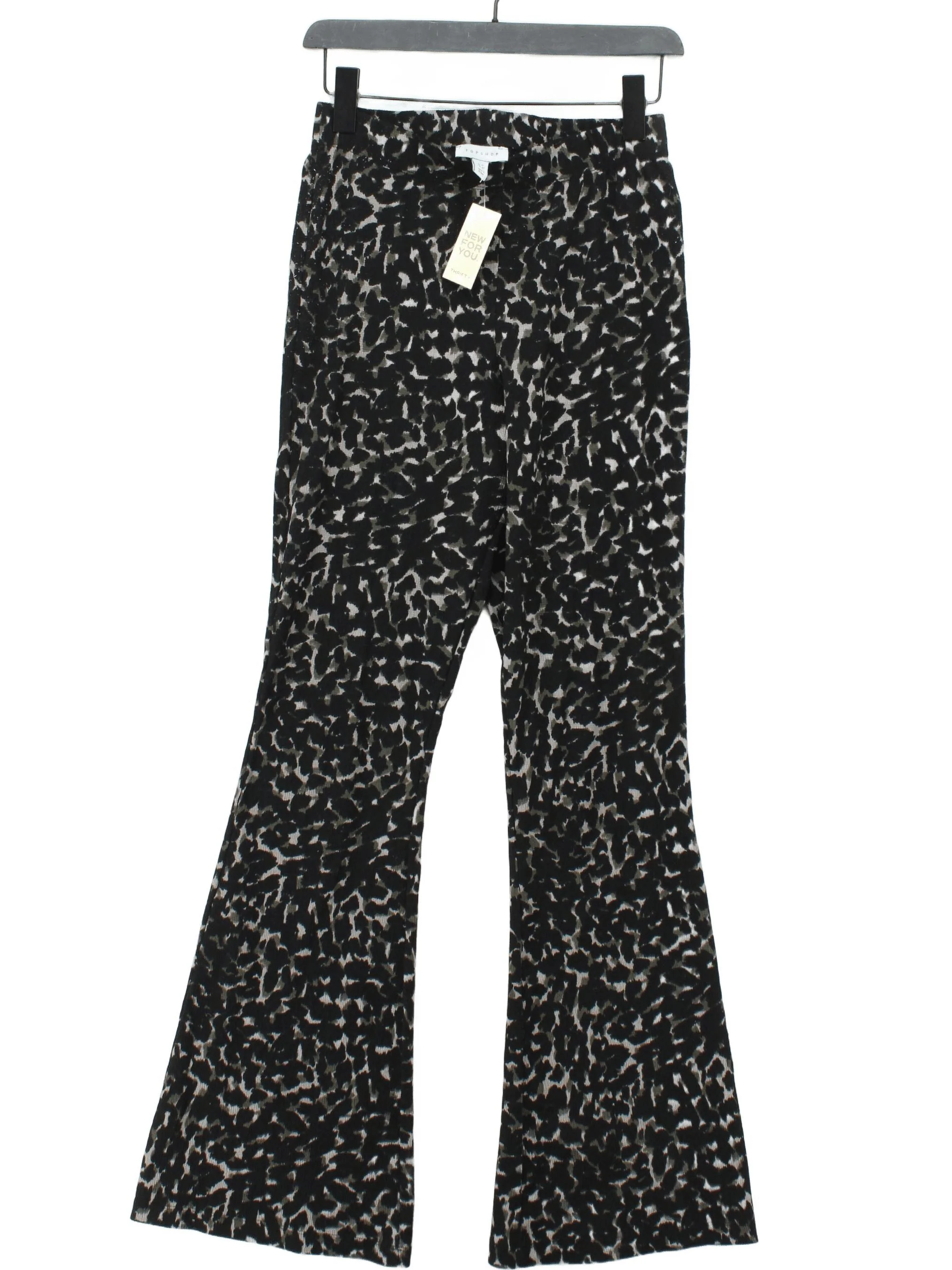Topshop Women's Trousers UK 12 Multi Polyester with Elastane Capri