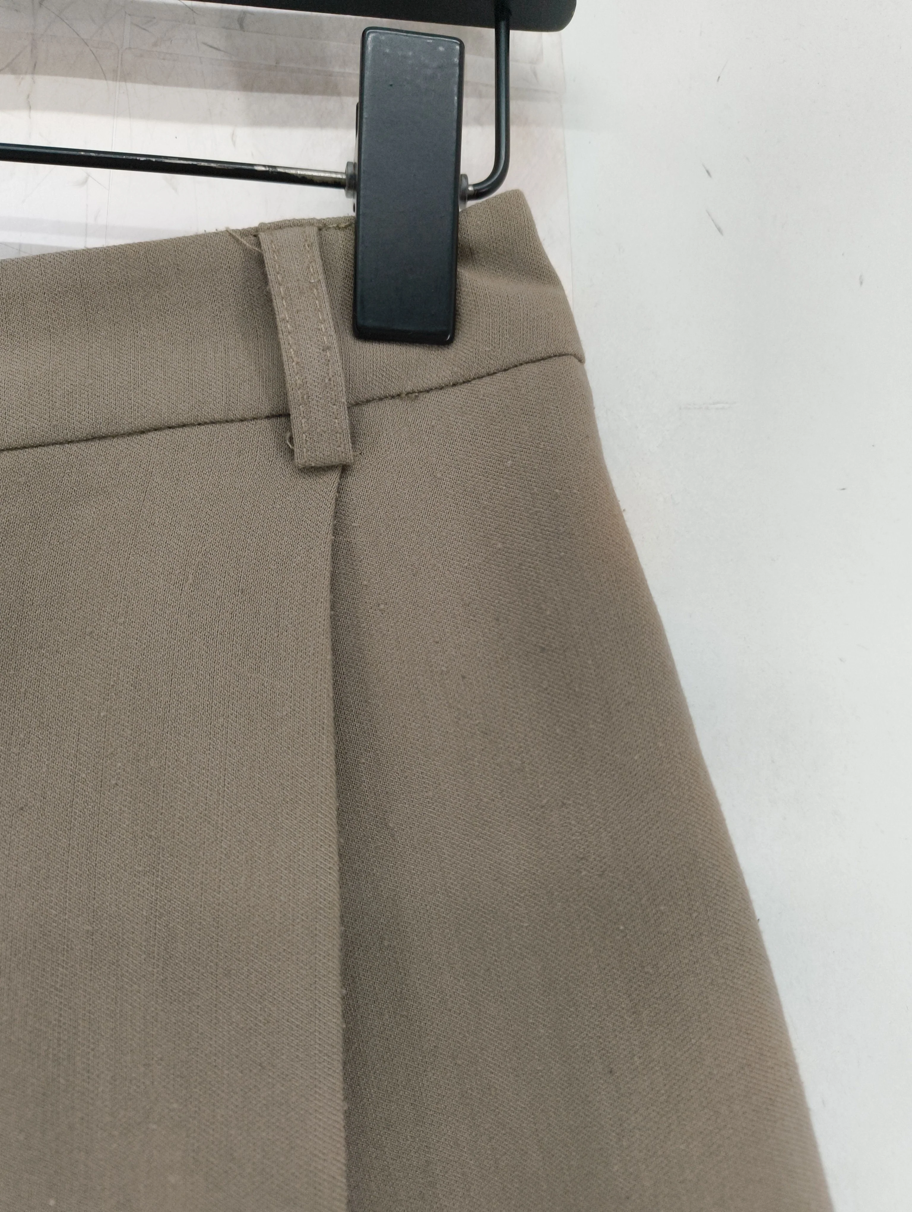 Topshop Women's Trousers UK 8 Tan Polyester with Viscose, Elastane Chino - Image 5