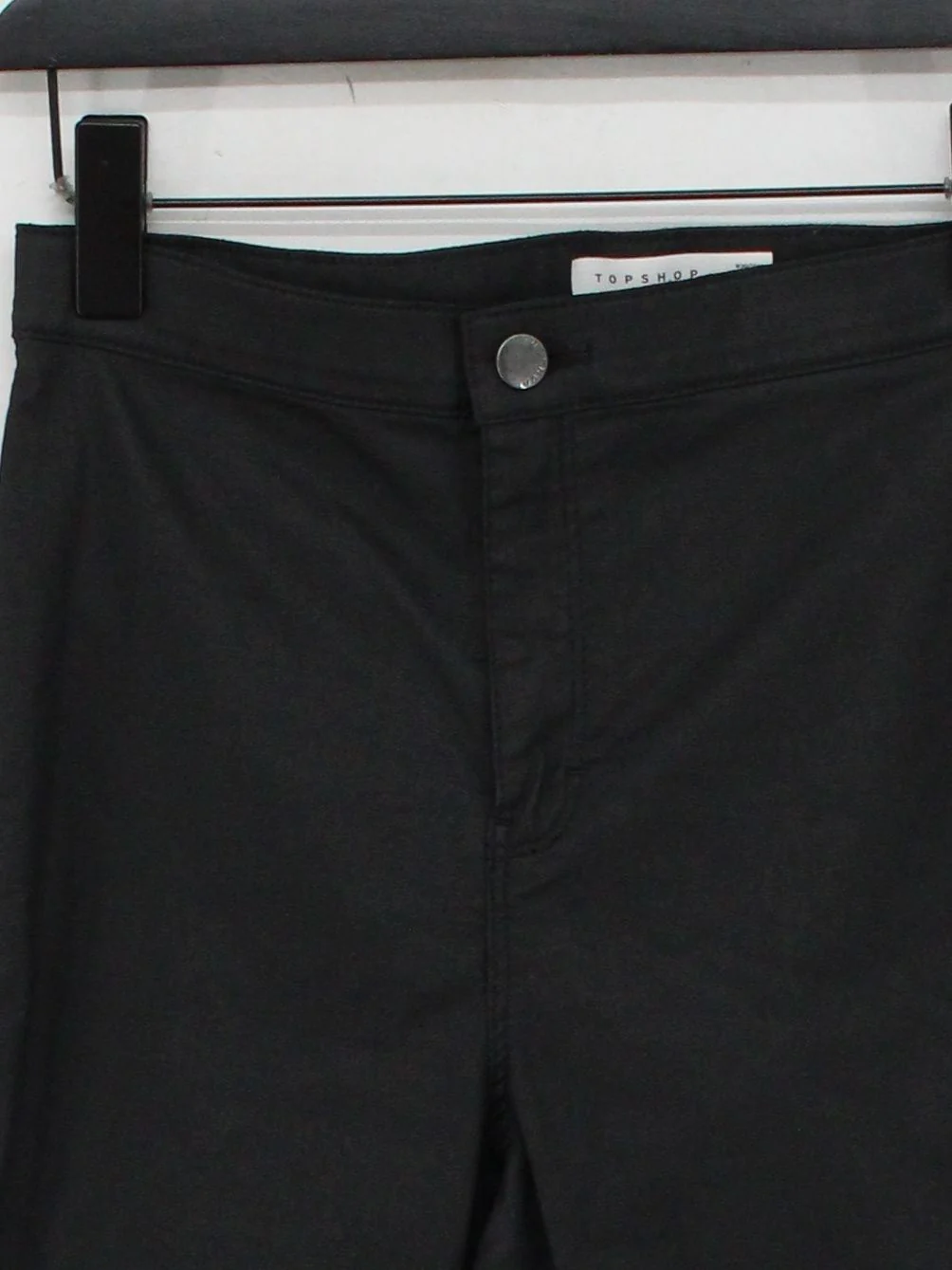 Topshop Women's Trousers W 30 in Black Cotton - Image 3
