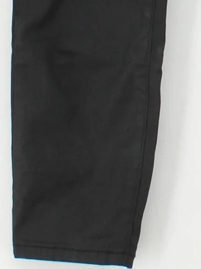 Topshop Women's Trousers W 30 in Black Cotton with Polyester, Elastane Chino - Image 4