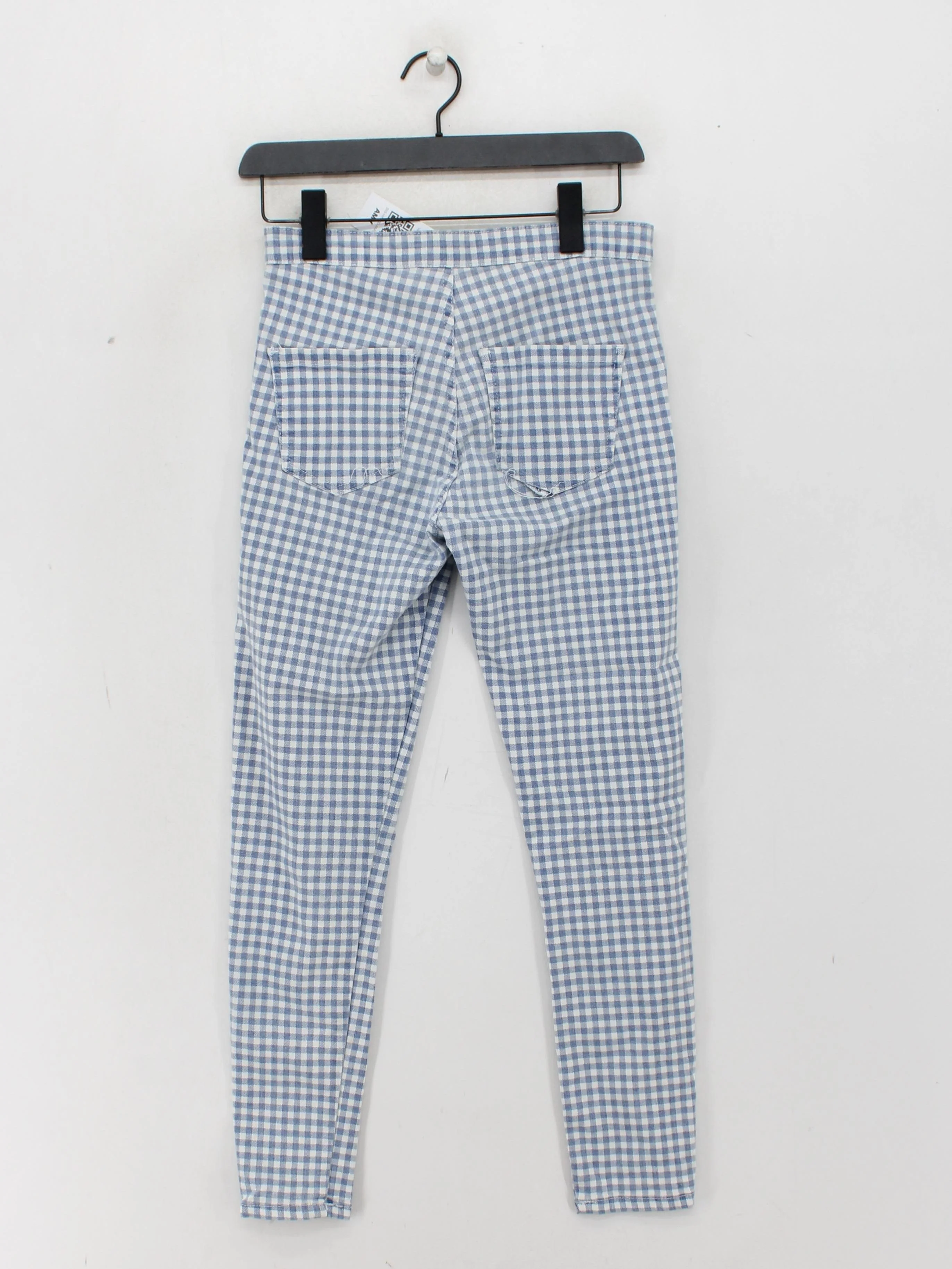 Topshop Women's Trousers W 30 in Blue Cotton with Polyester, Elastane Chino - Image 2