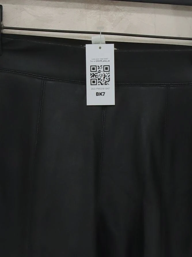 Topshop Women's Trousers XXS Brown 100% Faux Leather Skinny Sweatpants - Image 3