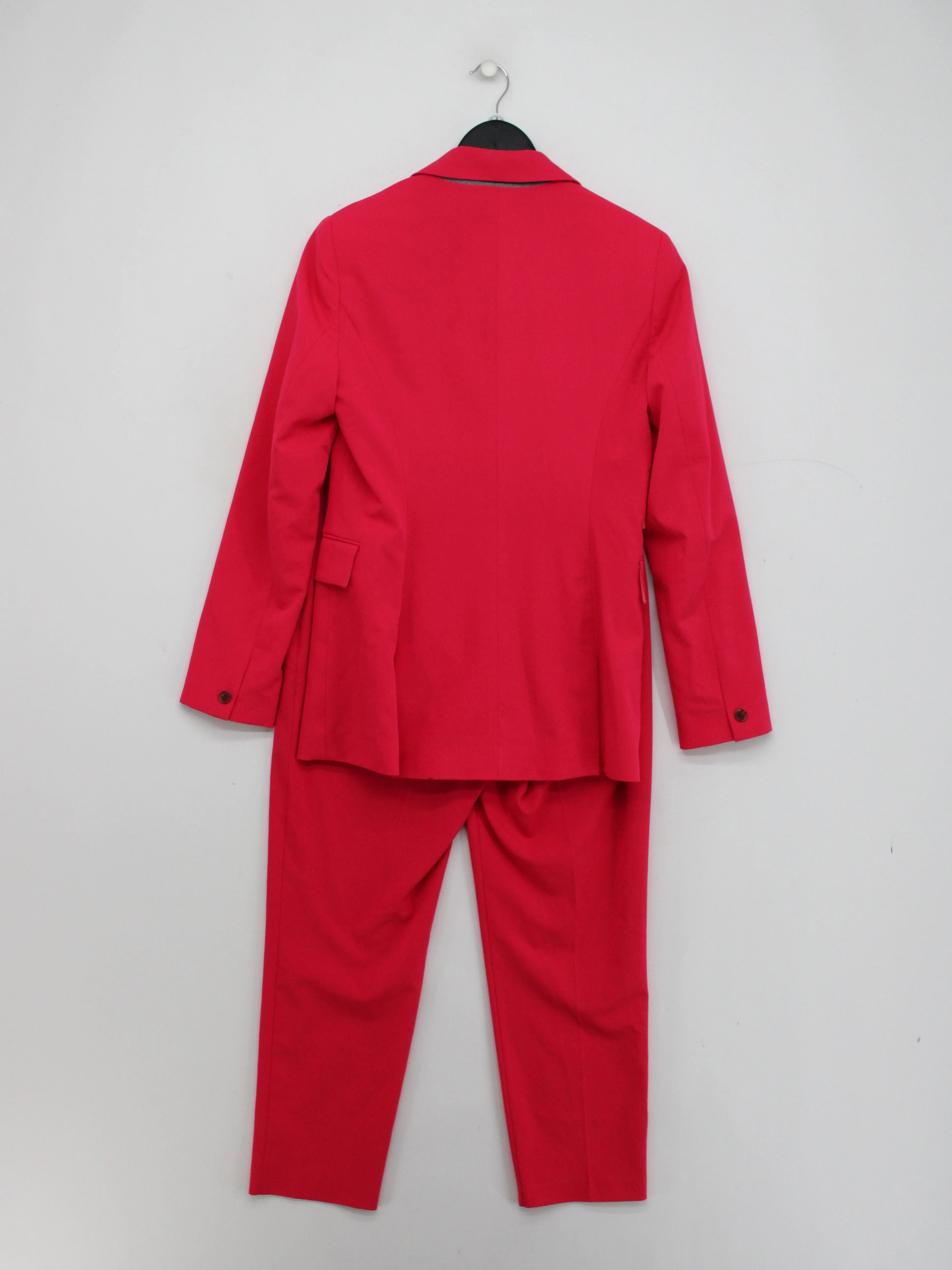 Topshop Women's Two Piece Suit UK 8 Red Polyester - Image 2