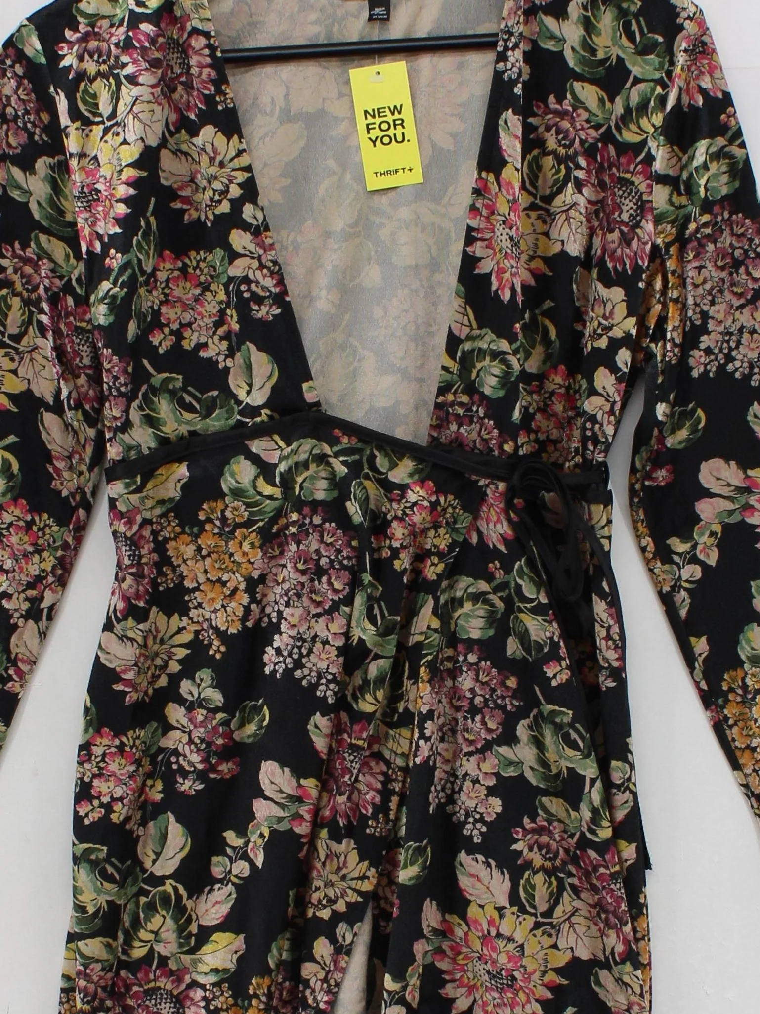 Topshop Wrap Maxi Dress in Multi - Image 3