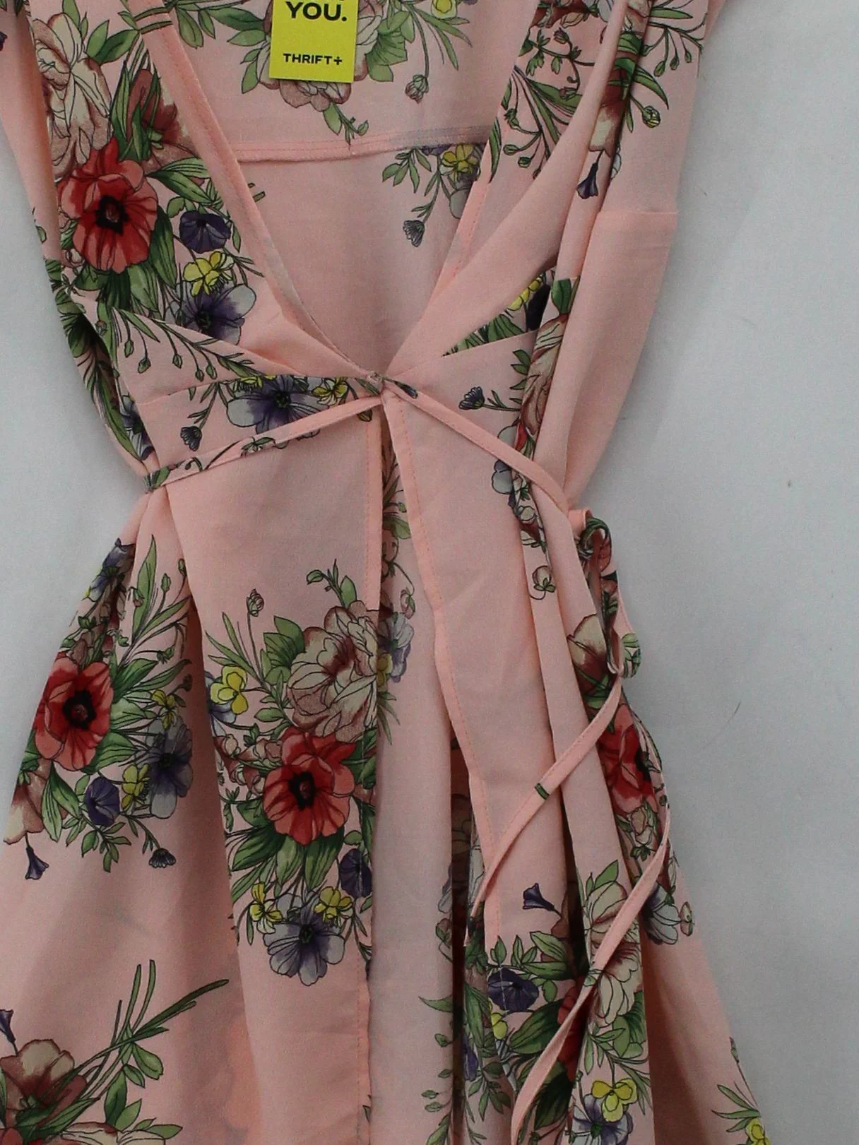 Topshop Wrap Midi Dress UK10 in Pink - Image 3