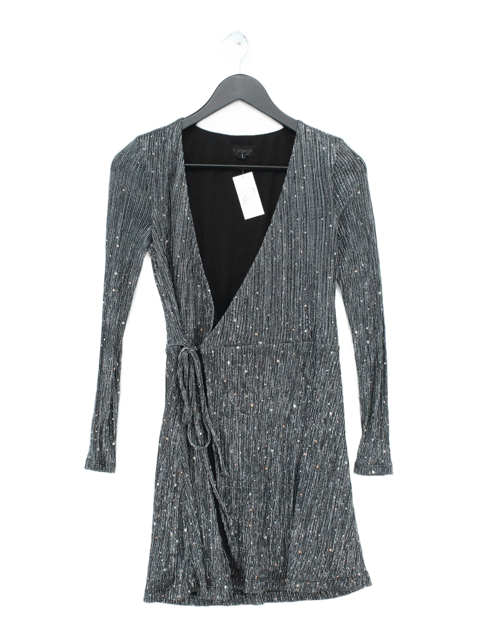 Topshop Wrap Mini Dress UK10 in Multi
