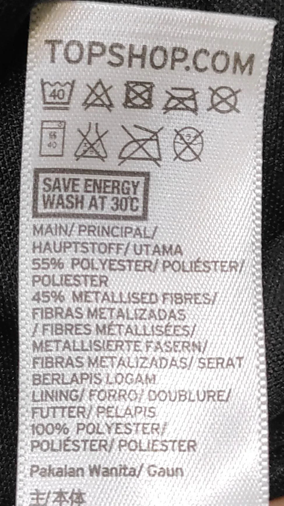 Topshop Wrap Mini Dress UK10 in Multi - Image 6