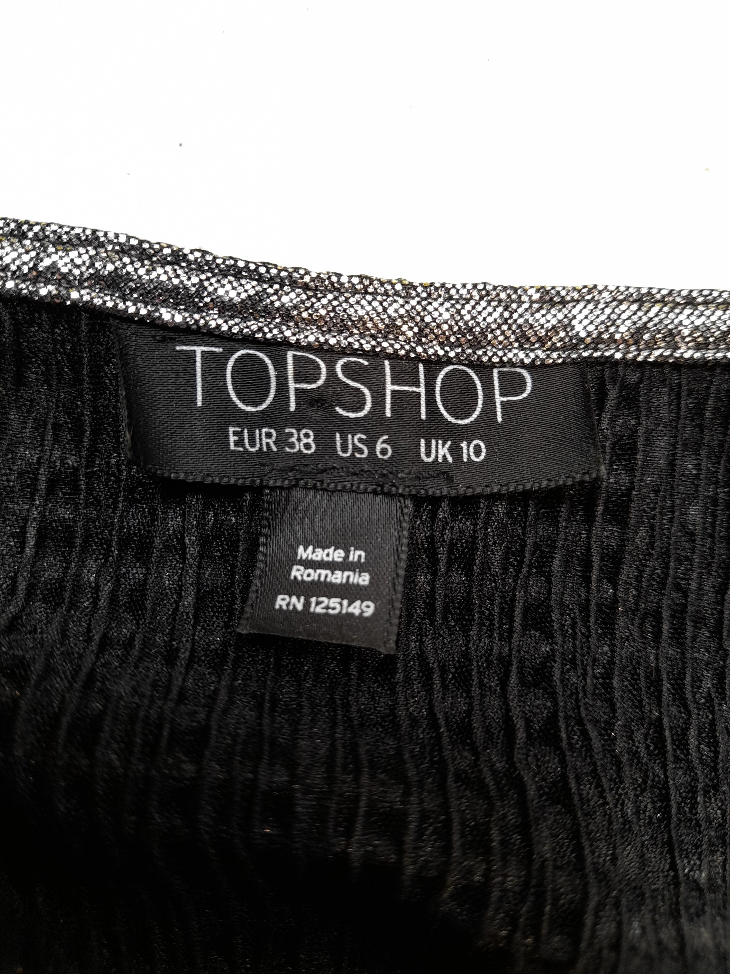 Topshop Wrap Mini Dress UK10 in Silver - Image 5