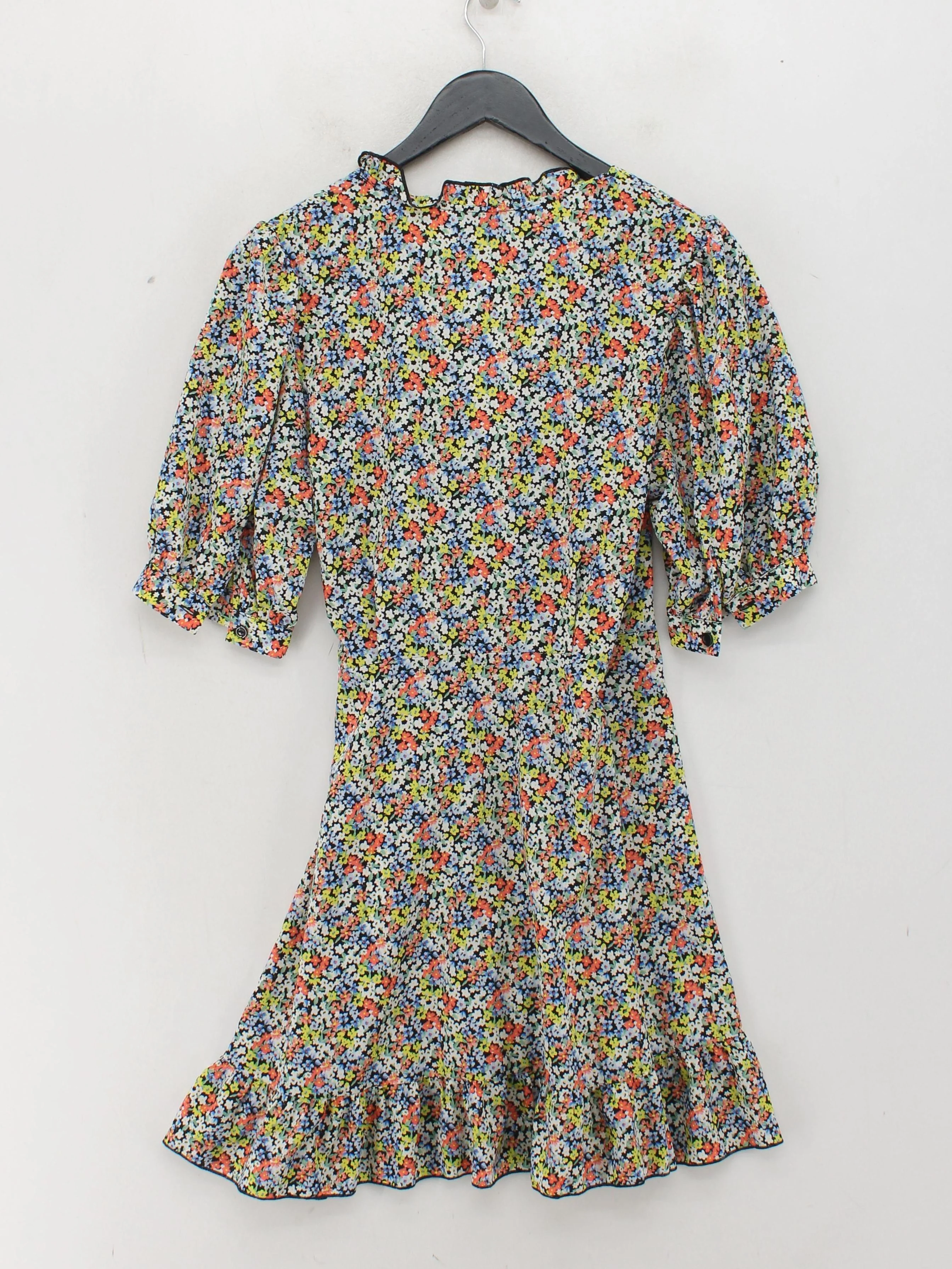 Topshop Wrap Mini Dress UK12 in Multi - Image 2