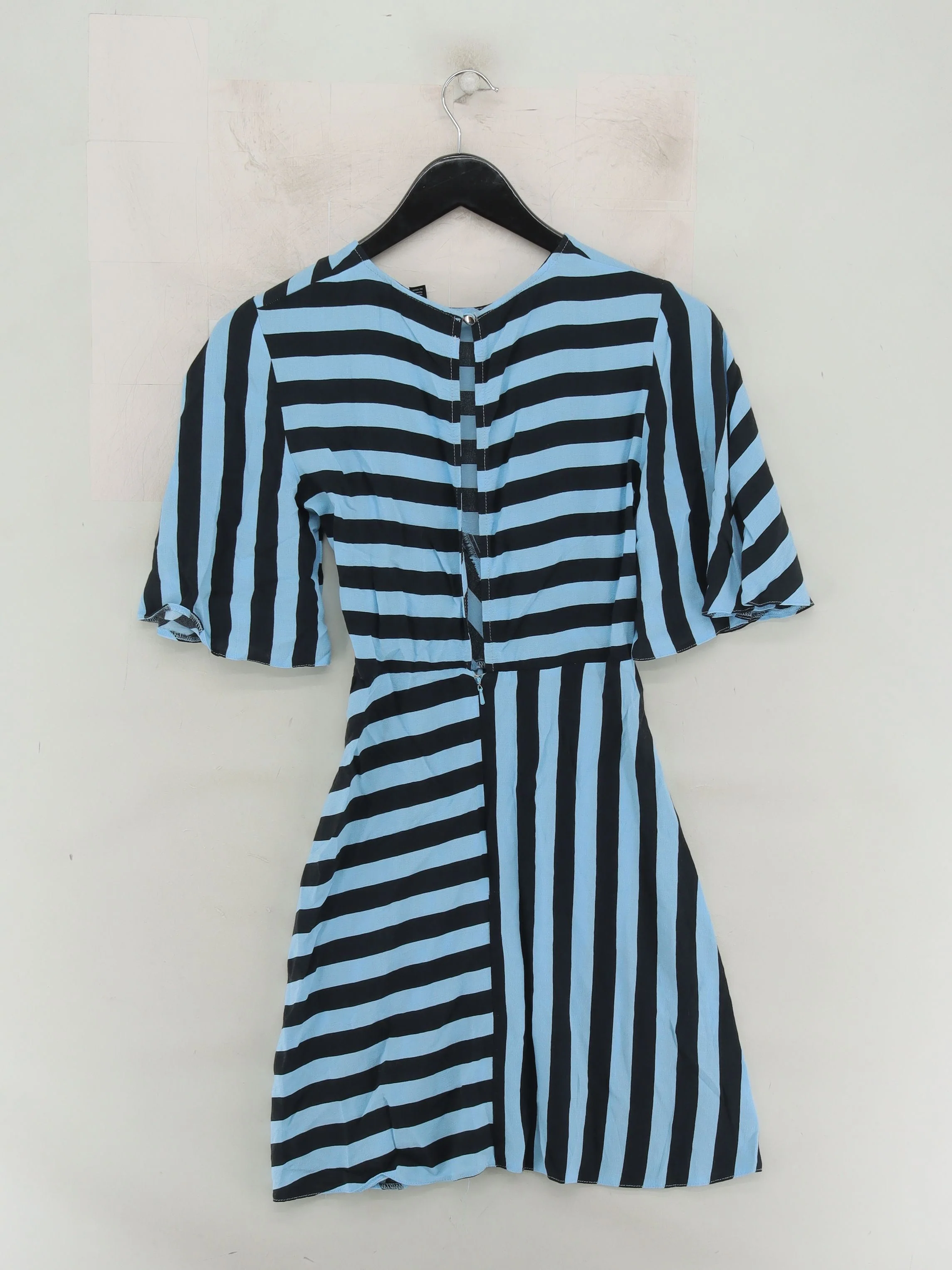 Topshop Wrap Mini Dress UK8 in Blue - Image 2