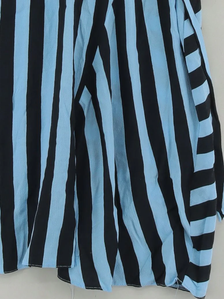 Topshop Wrap Mini Dress UK8 in Blue - Image 4