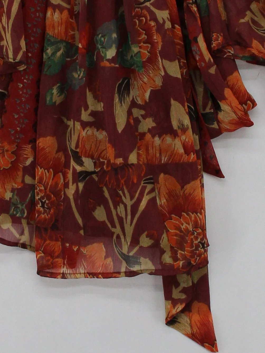 Topshop Wrap Mini Dress UK8 in Brown - Image 4