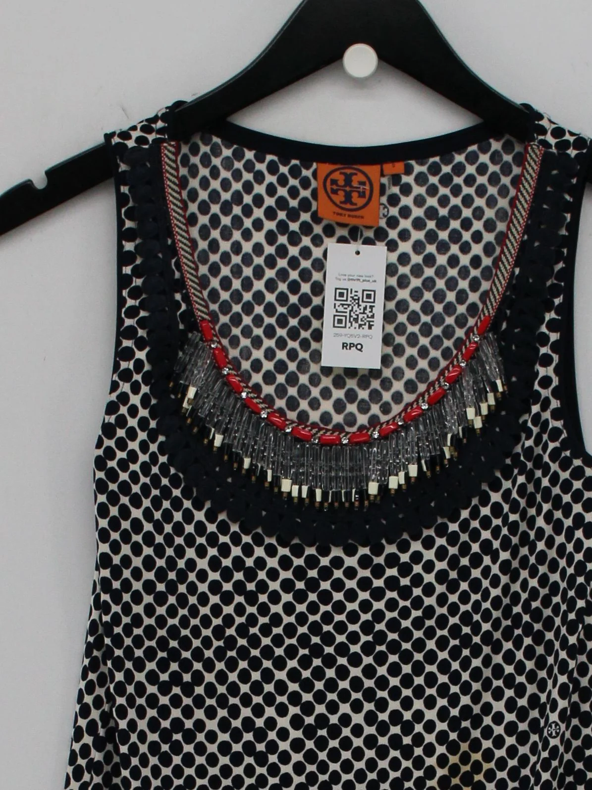 Tory Burch A-Line Mini Dress UK10 in Black - Image 3