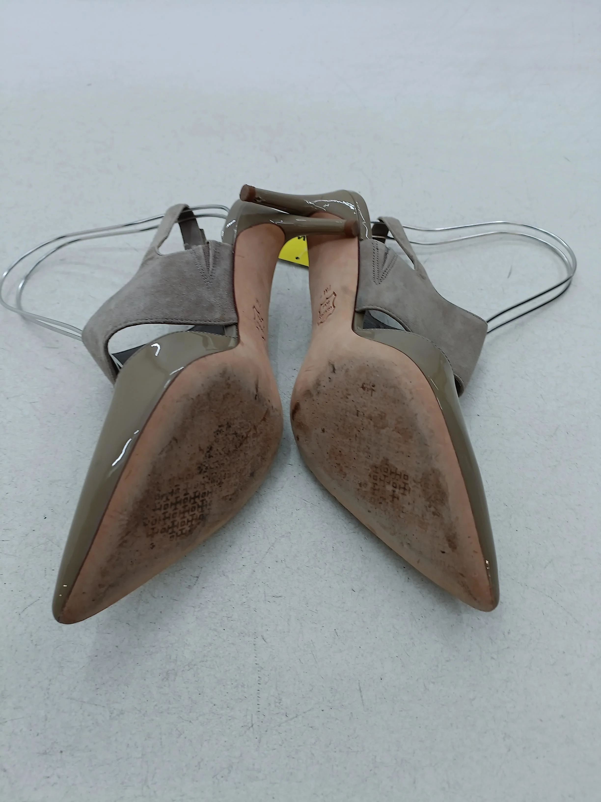 Tory Burch Women's Heels UK 5 Tan Leather with Suede Court - Image 7