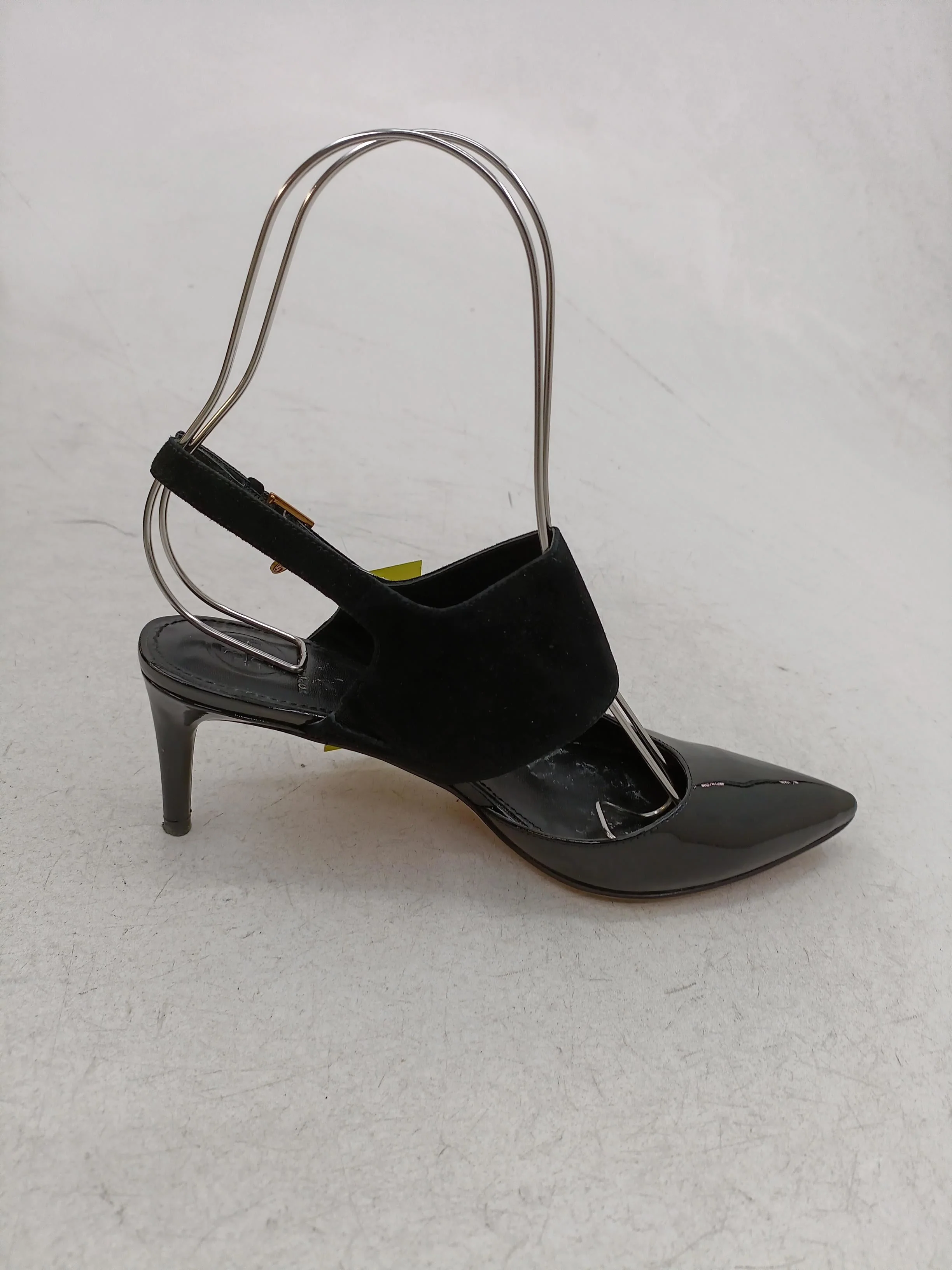 Tory Burch Women's Heels UK 7 Black Leather with Suede Court - Image 5