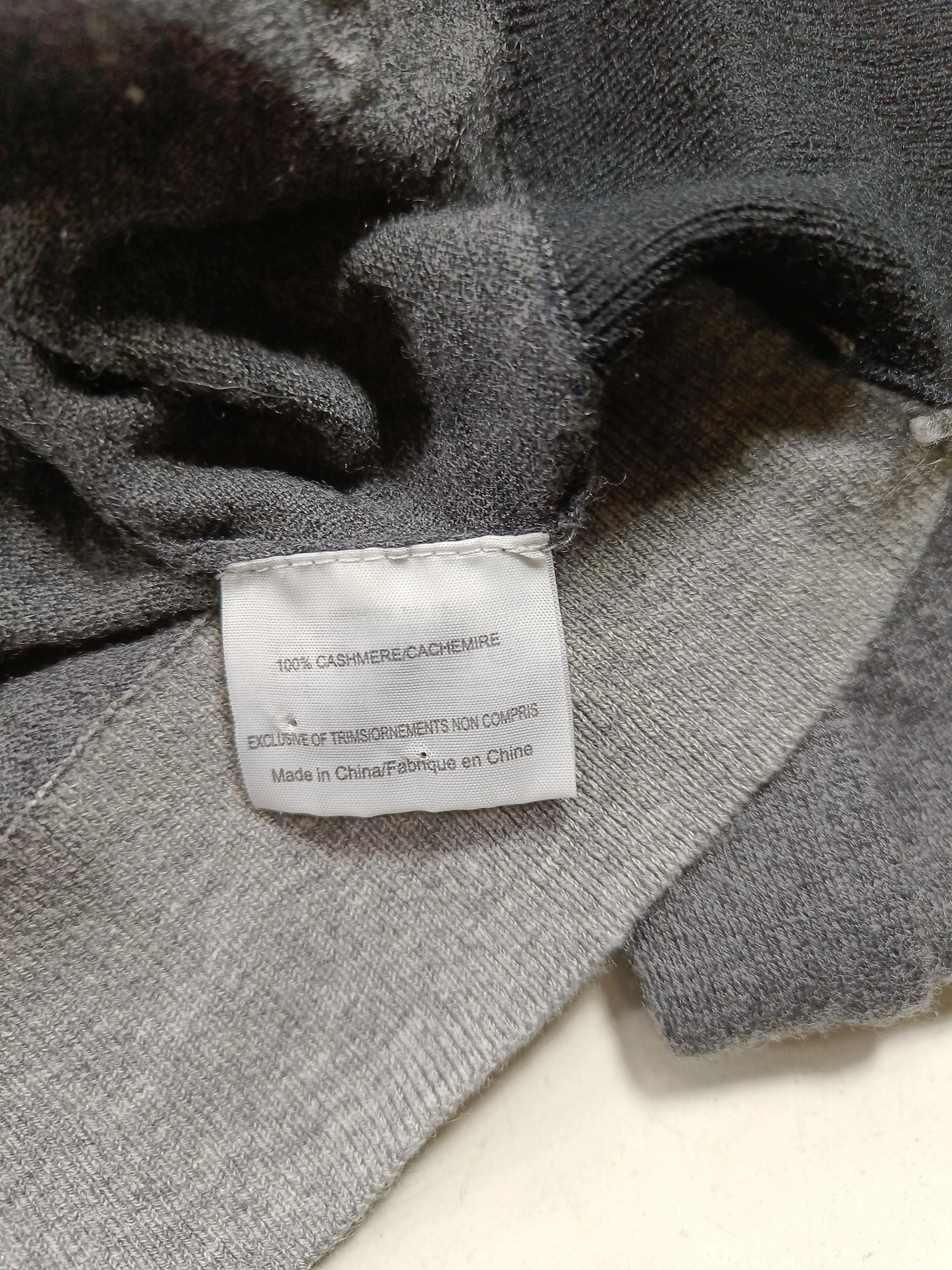 Tory Burch Women's Jumper M Grey 100% Cashmere Crew Neck Pullover - Image 7