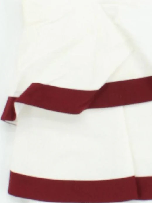 Tory Burch Women's Top S White Cotton with Elastane Sleeveless Round Neck Basic - Image 4