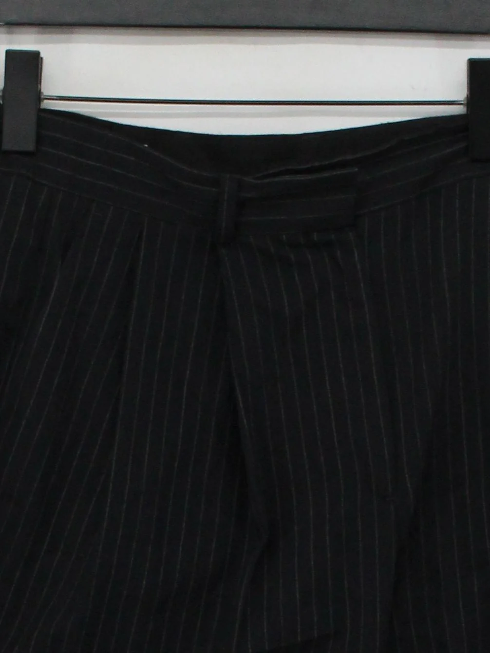 Toteme Men's Suit Trousers W 32 in Black Wool - Image 3