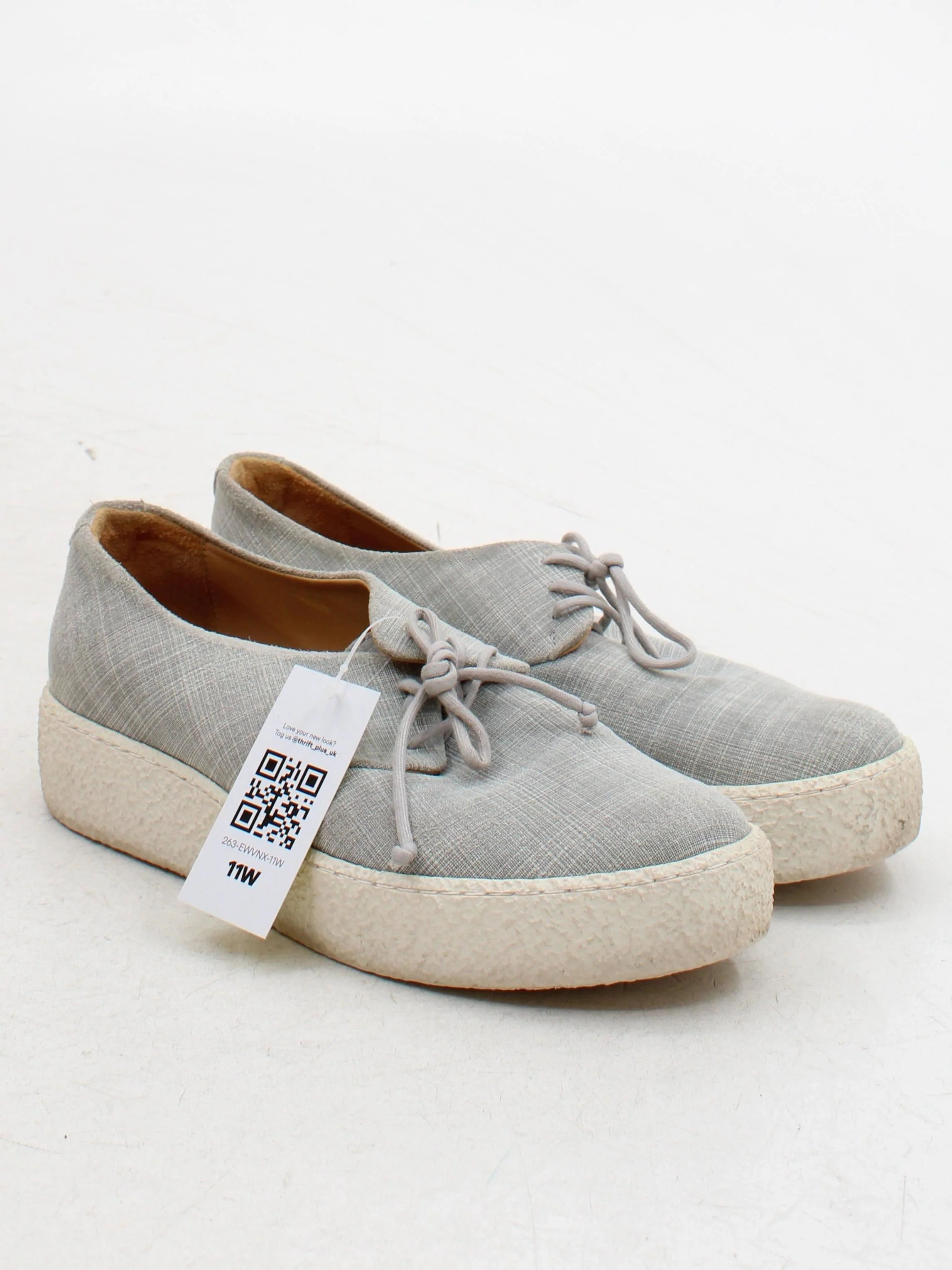 Tracey Neuls Women's Flat Shoes UK 6 Grey 100% Other Boat Shoe - Image 4