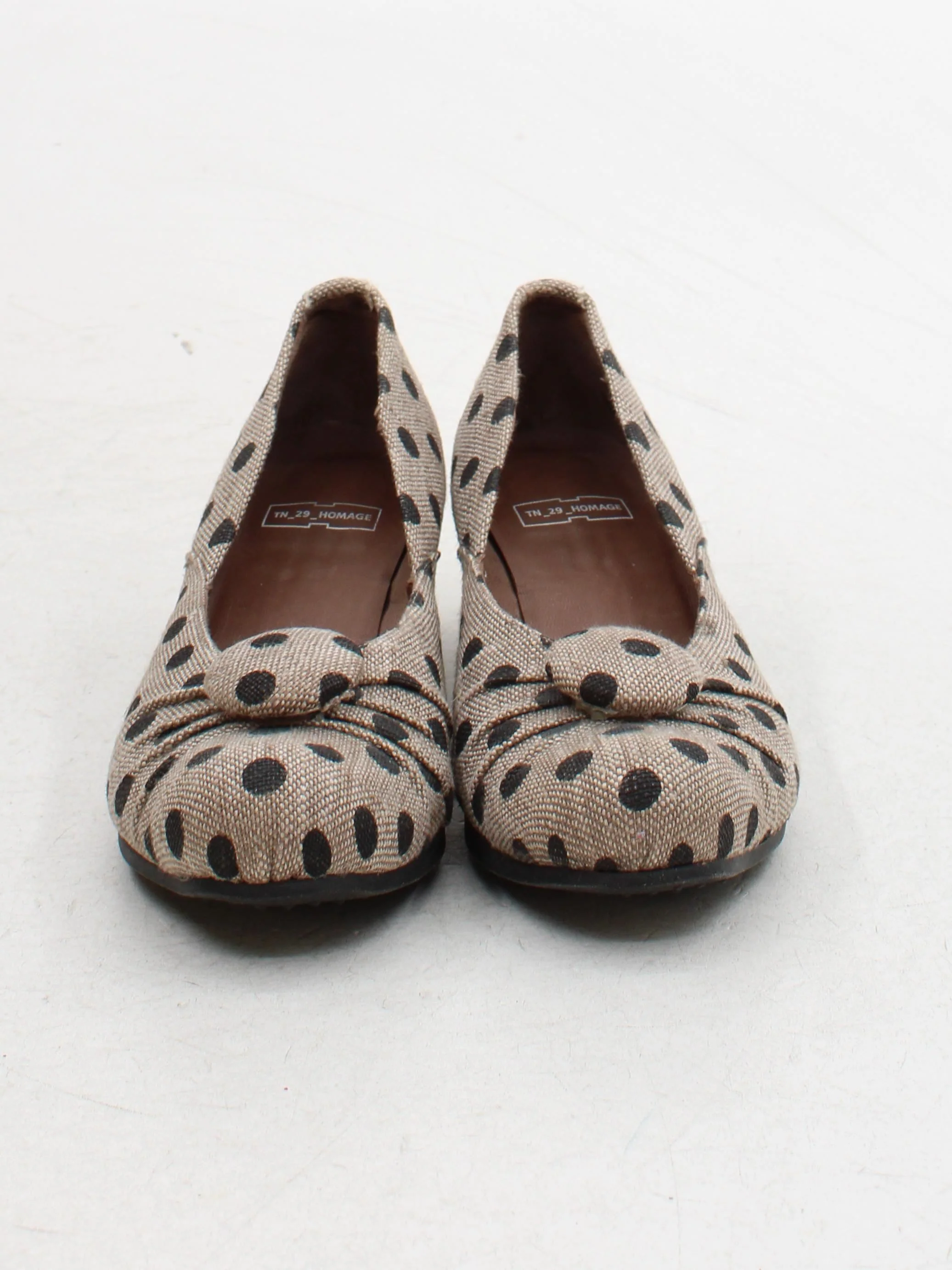 Tracey Neuls Women's Heels UK 7 Tan Polkadot 100% Other Court - Image 2