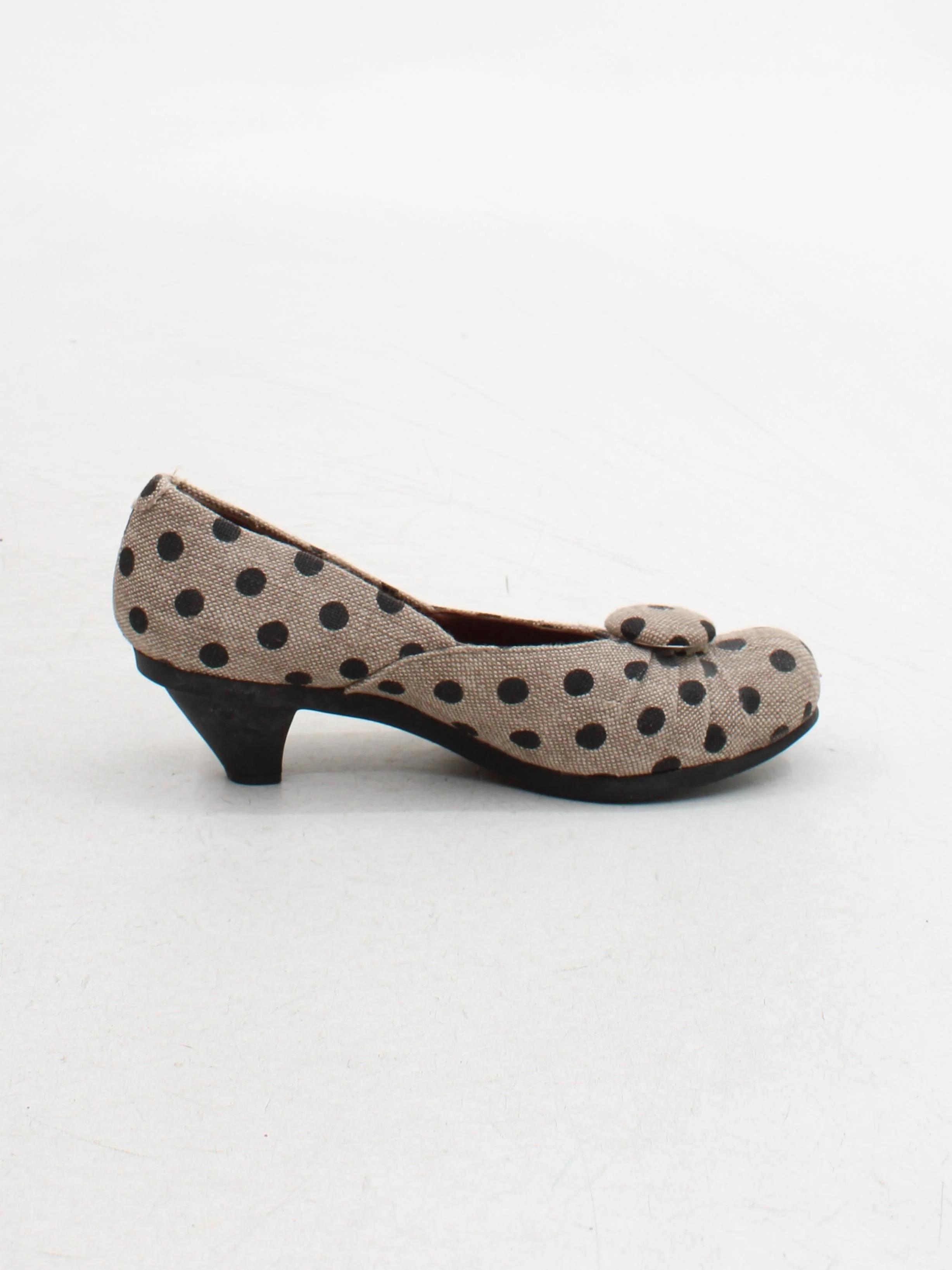 Tracey Neuls Women's Heels UK 7 Tan Polkadot 100% Other Court - Image 5