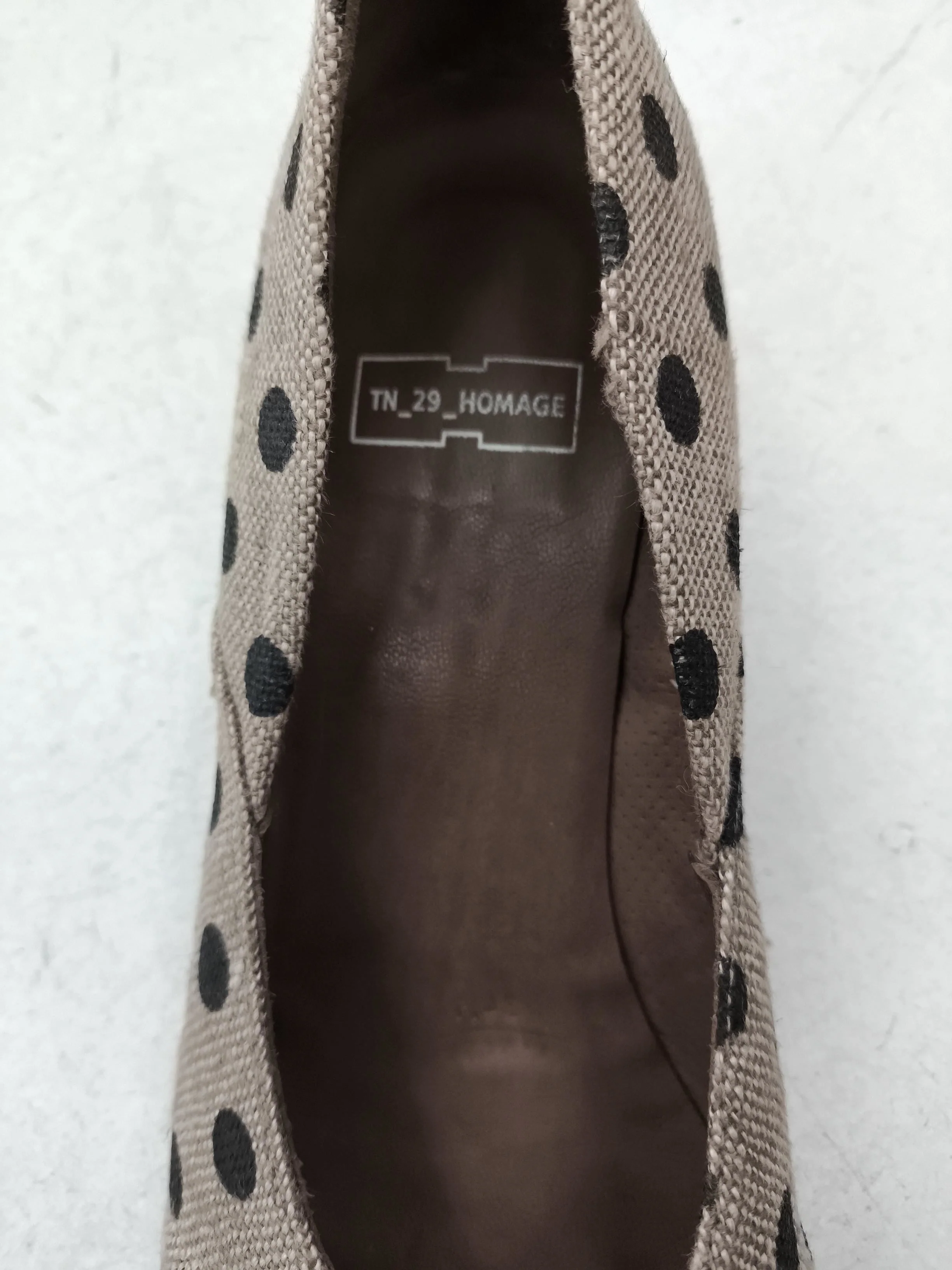 Tracey Neuls Women's Heels UK 7 Tan Polkadot 100% Other Court - Image 6