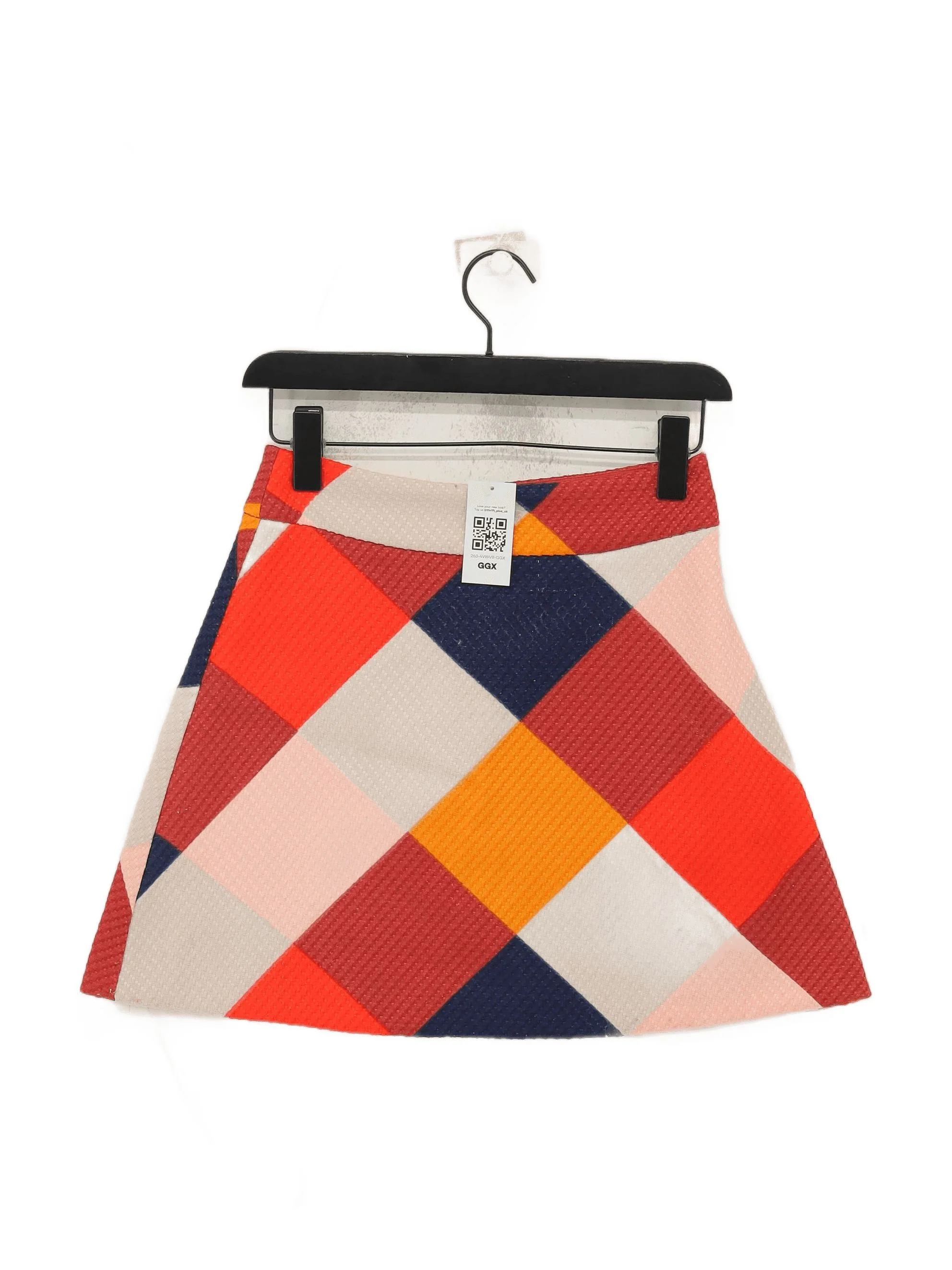 Traffic People Women's Mini Skirt XS Multi Polyester with Cotton Mini