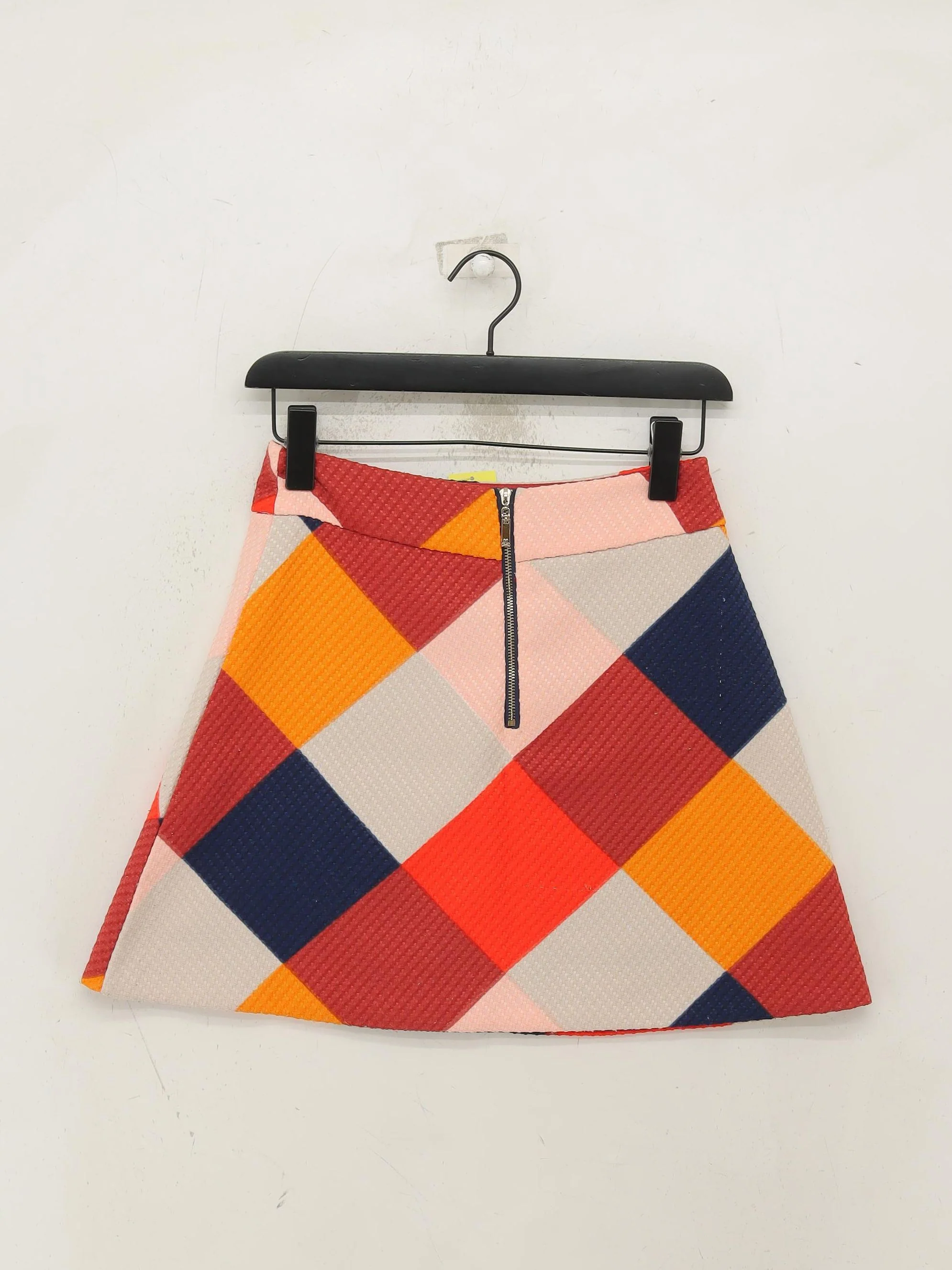 Traffic People Women's Mini Skirt XS Multi Polyester with Cotton Mini - Image 2