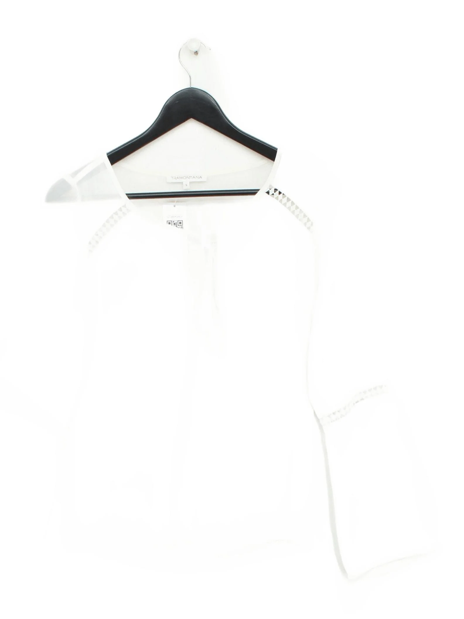 Tramontana Women's Blouse S White Polyester with Viscose Basic