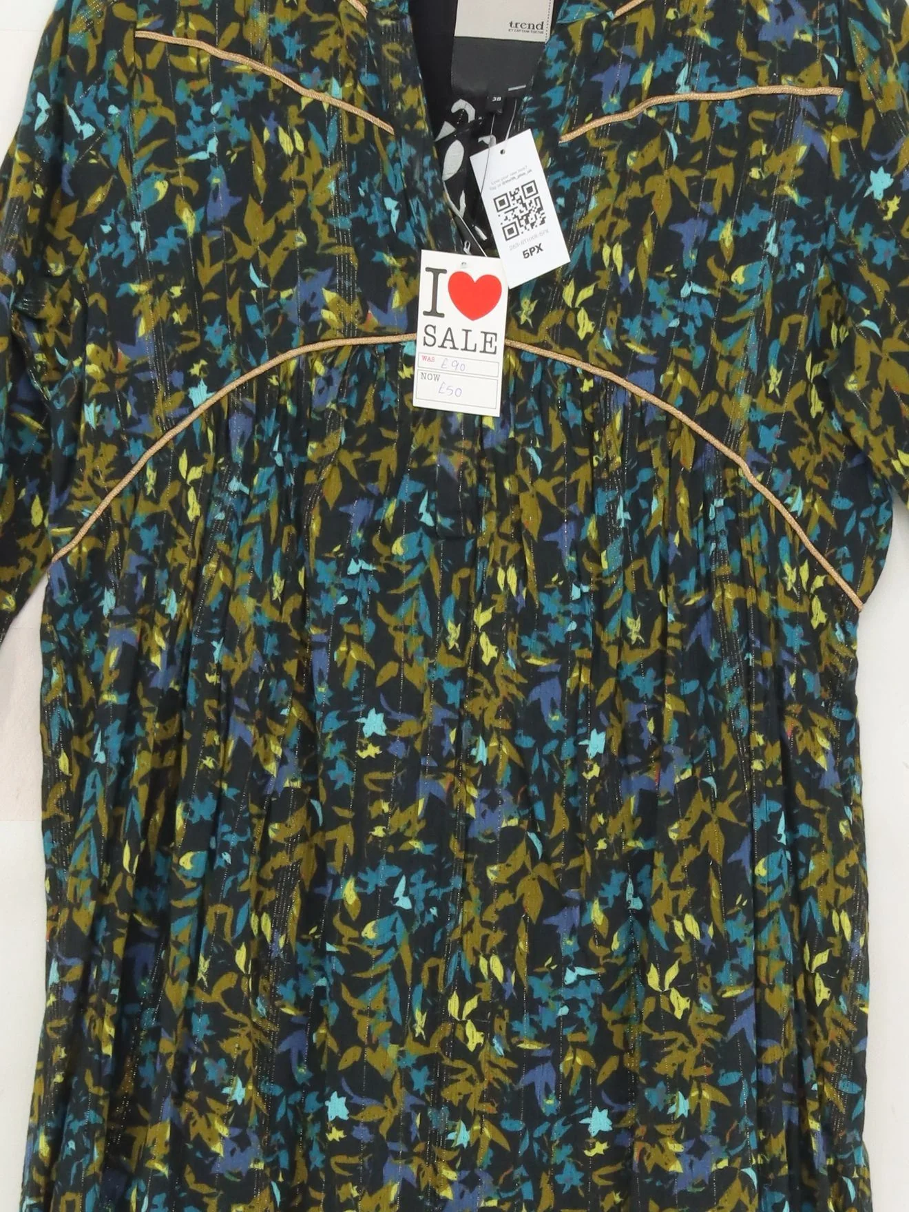 Trend by Captain Tortue Shirt Mini Dress in Multi - Image 3